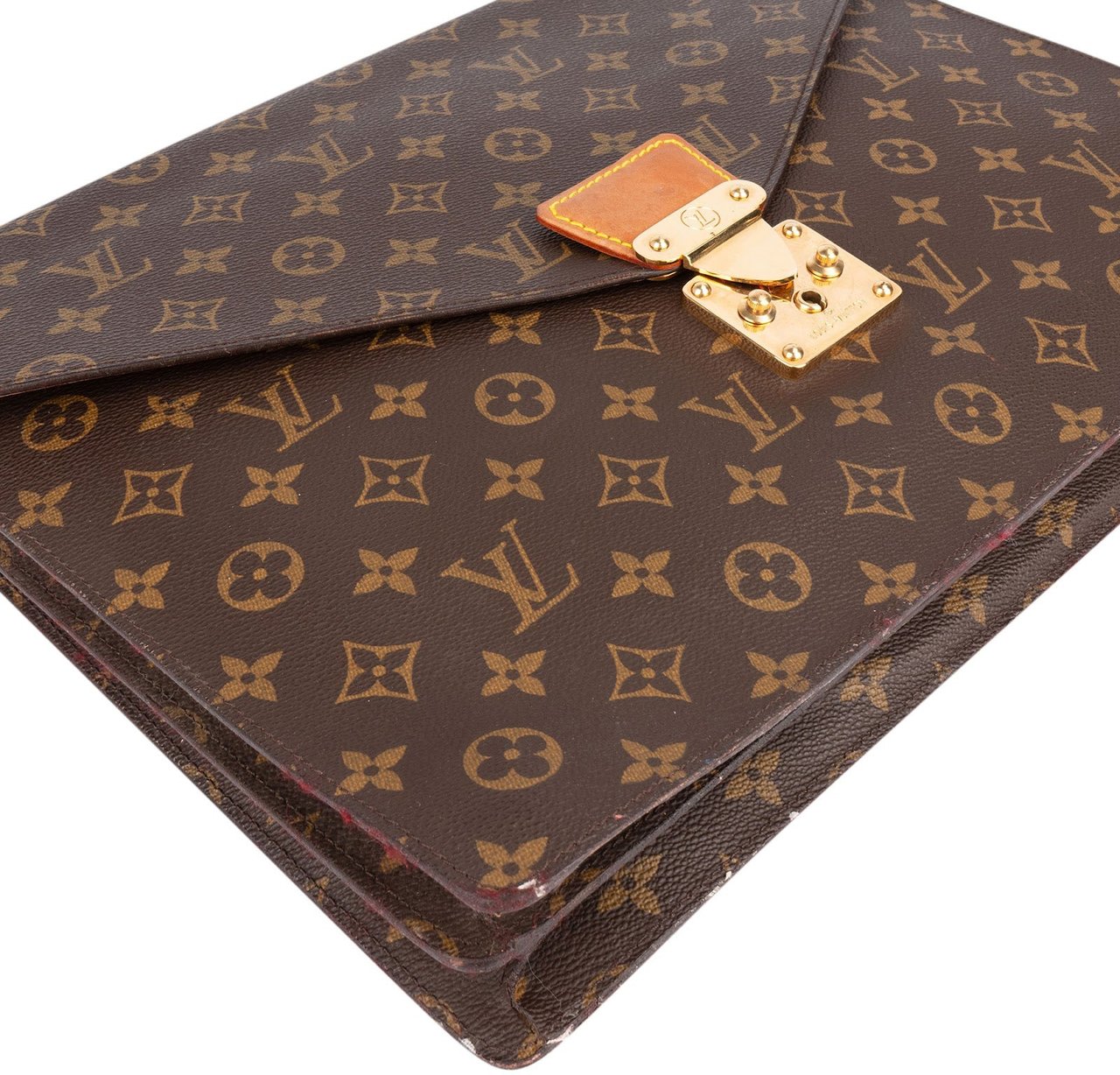 Louis Vuitton Louis Vuitton Monogram Canvas Serviette Conseiller Business Handbag Bruin