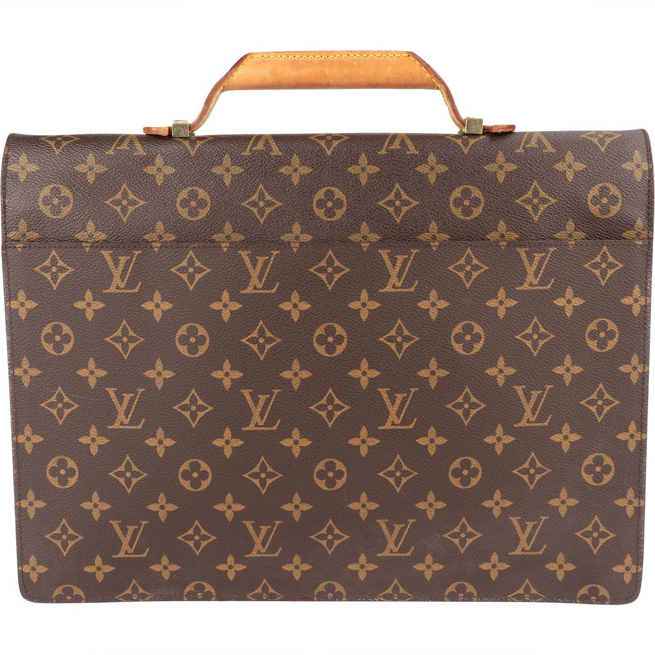 Louis Vuitton Louis Vuitton Monogram Canvas Serviette Conseiller Business Handbag Bruin