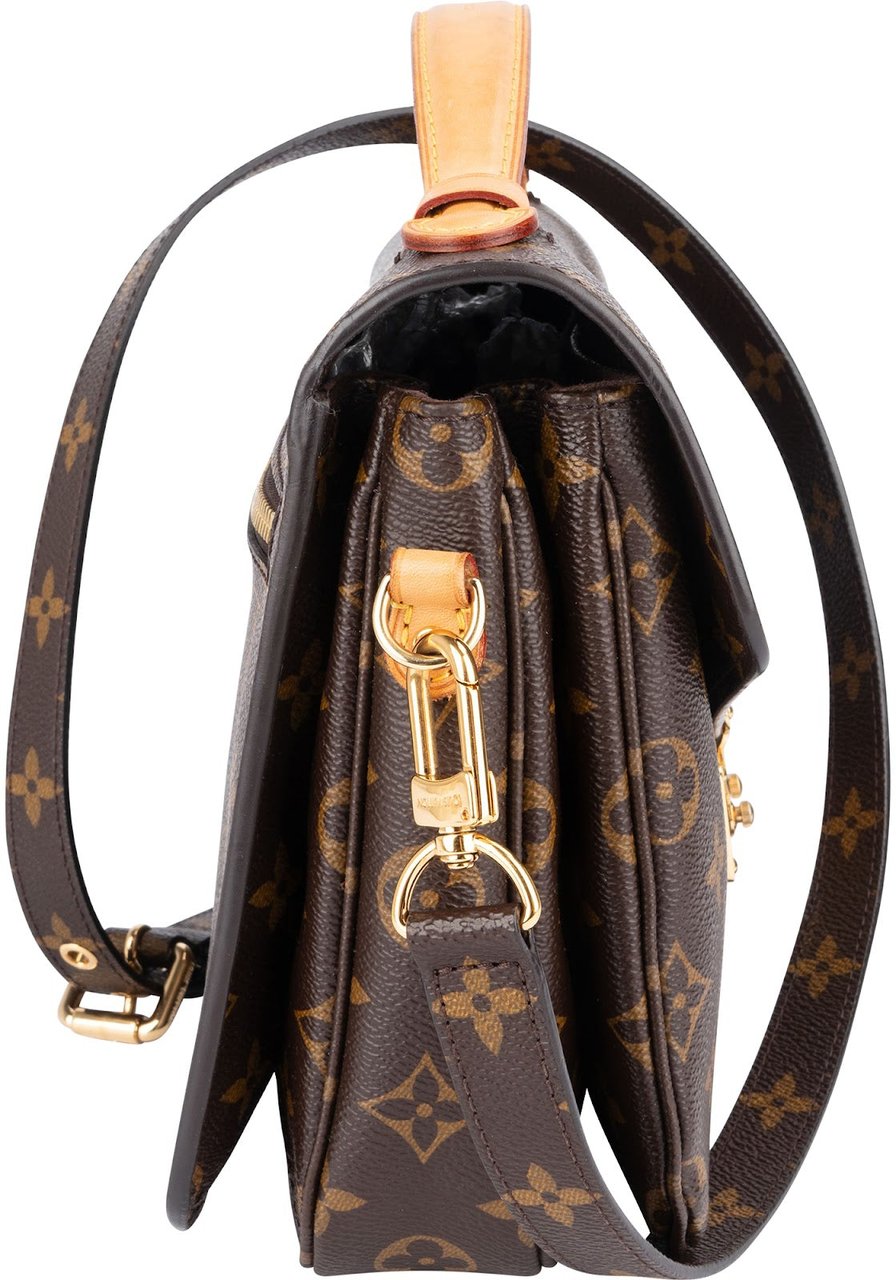 Louis Vuitton Monogram Canvas Pochette Métis Handbag Bruin