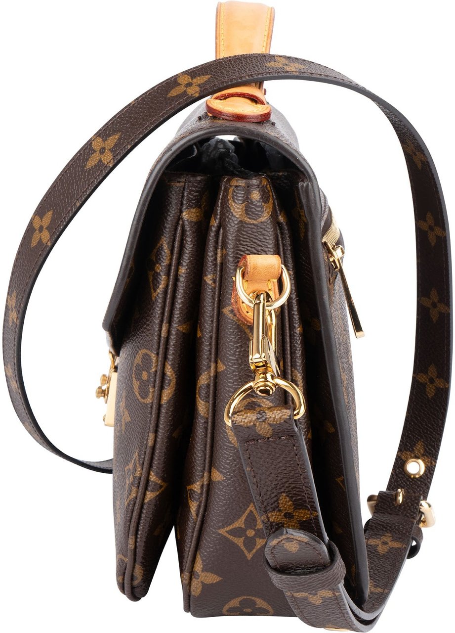 Louis Vuitton Monogram Canvas Pochette Métis Handbag Bruin