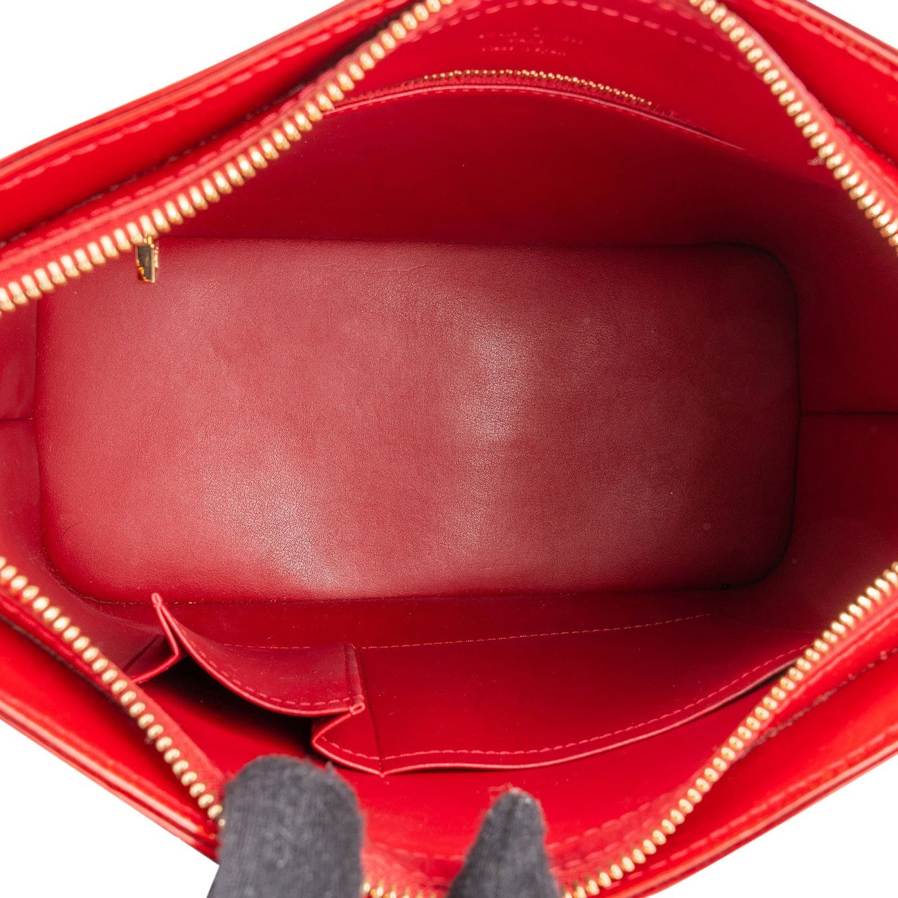 Louis Vuitton Louis Vuitton Monogram Vernis Houston Handbag Rood