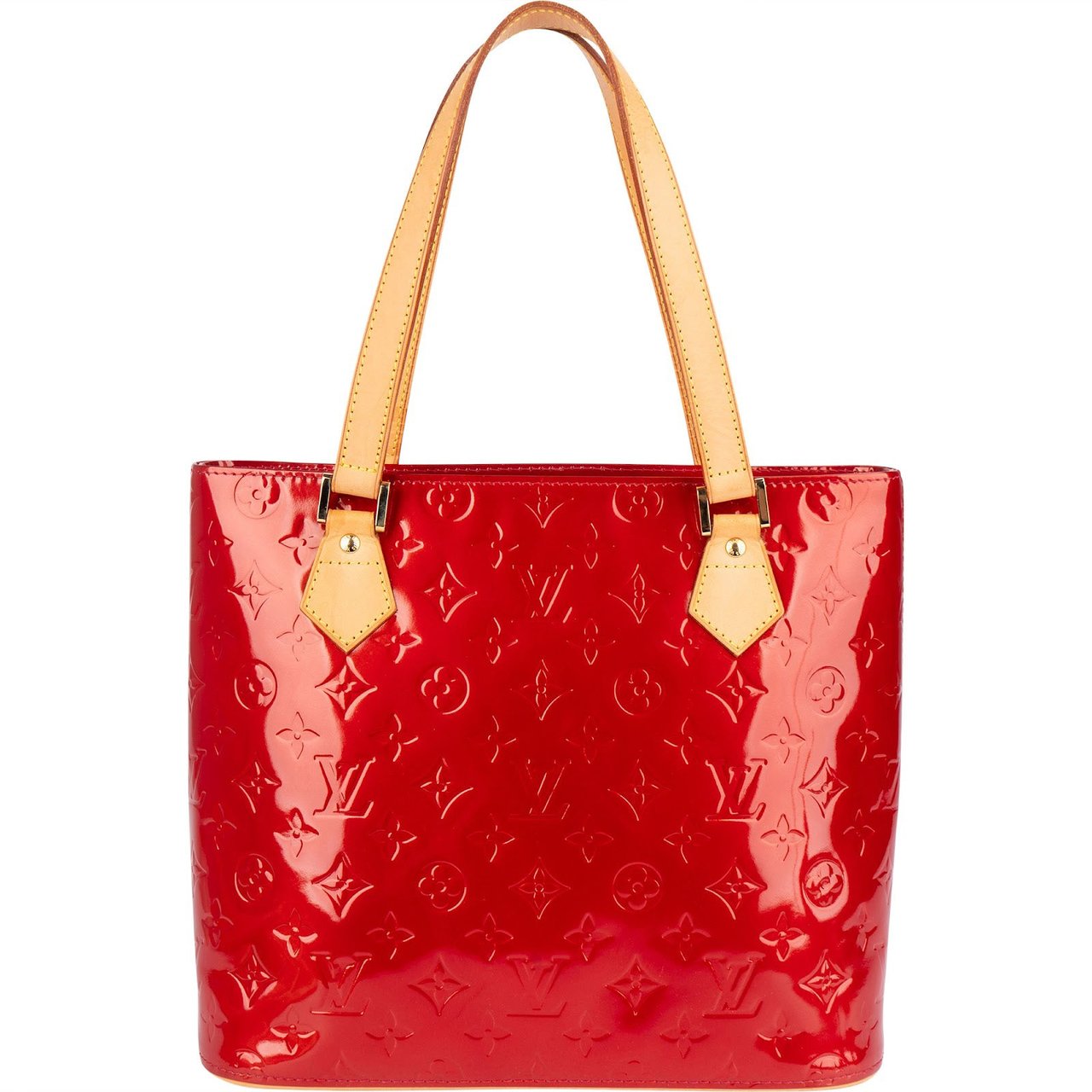 Louis Vuitton Louis Vuitton Monogram Vernis Houston Handbag Rood