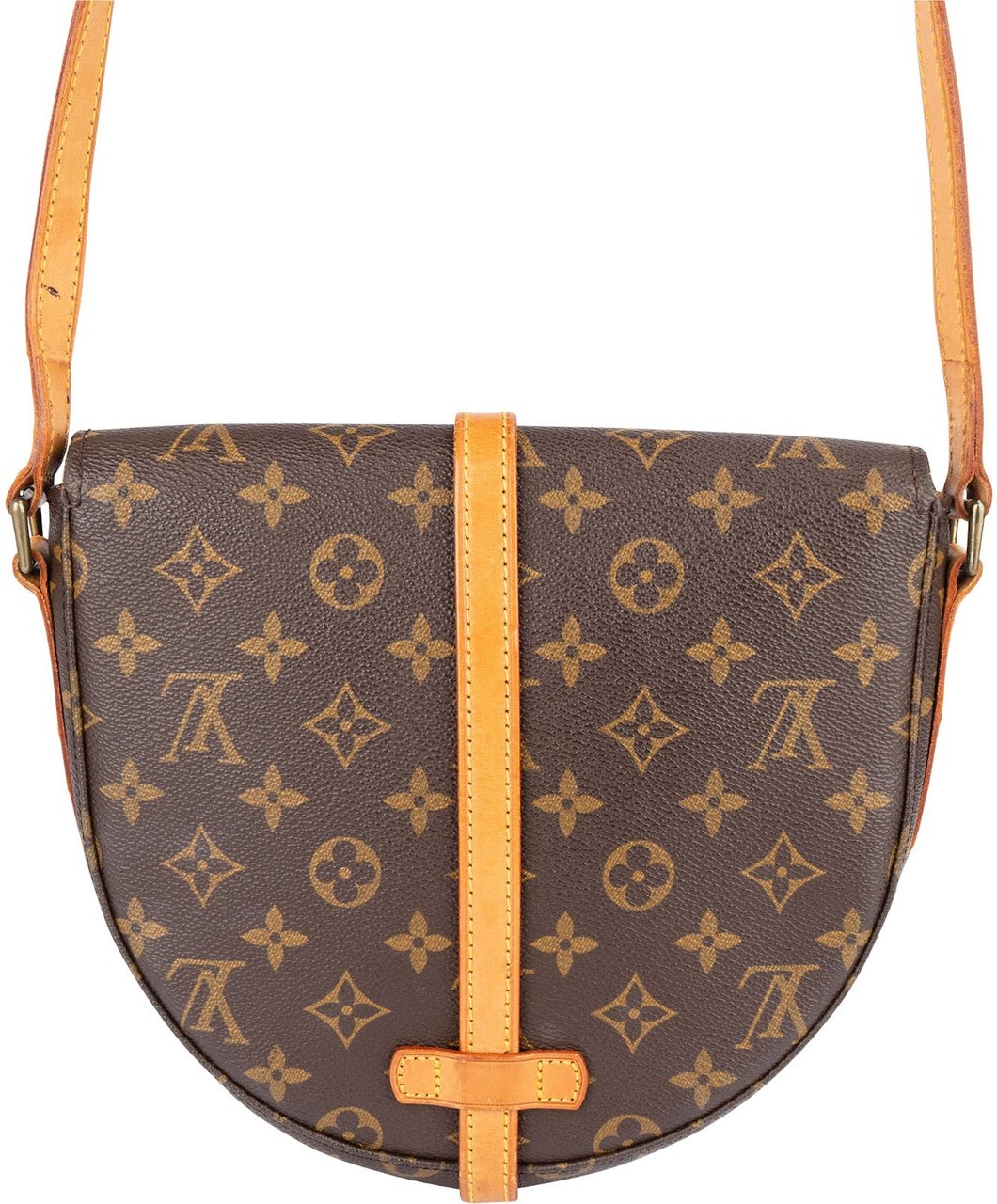 Louis Vuitton Louis Vuitton Monogram Canvas Chantilly GM Crossbody Bag Bruin