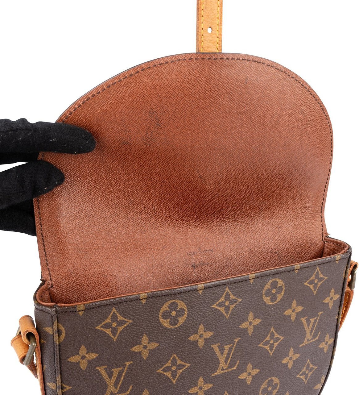 Louis Vuitton Louis Vuitton Monogram Canvas Chantilly GM Crossbody Bag Bruin