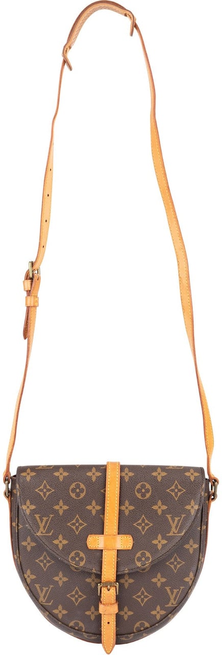 Louis Vuitton Louis Vuitton Monogram Canvas Chantilly GM Crossbody Bag Bruin