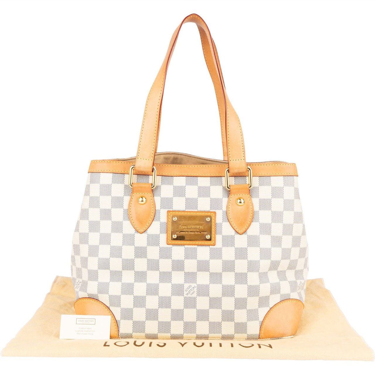 Louis Vuitton Louis Vuitton Monogram Damier Azur Hamstead PM Shoulder Bag Wit