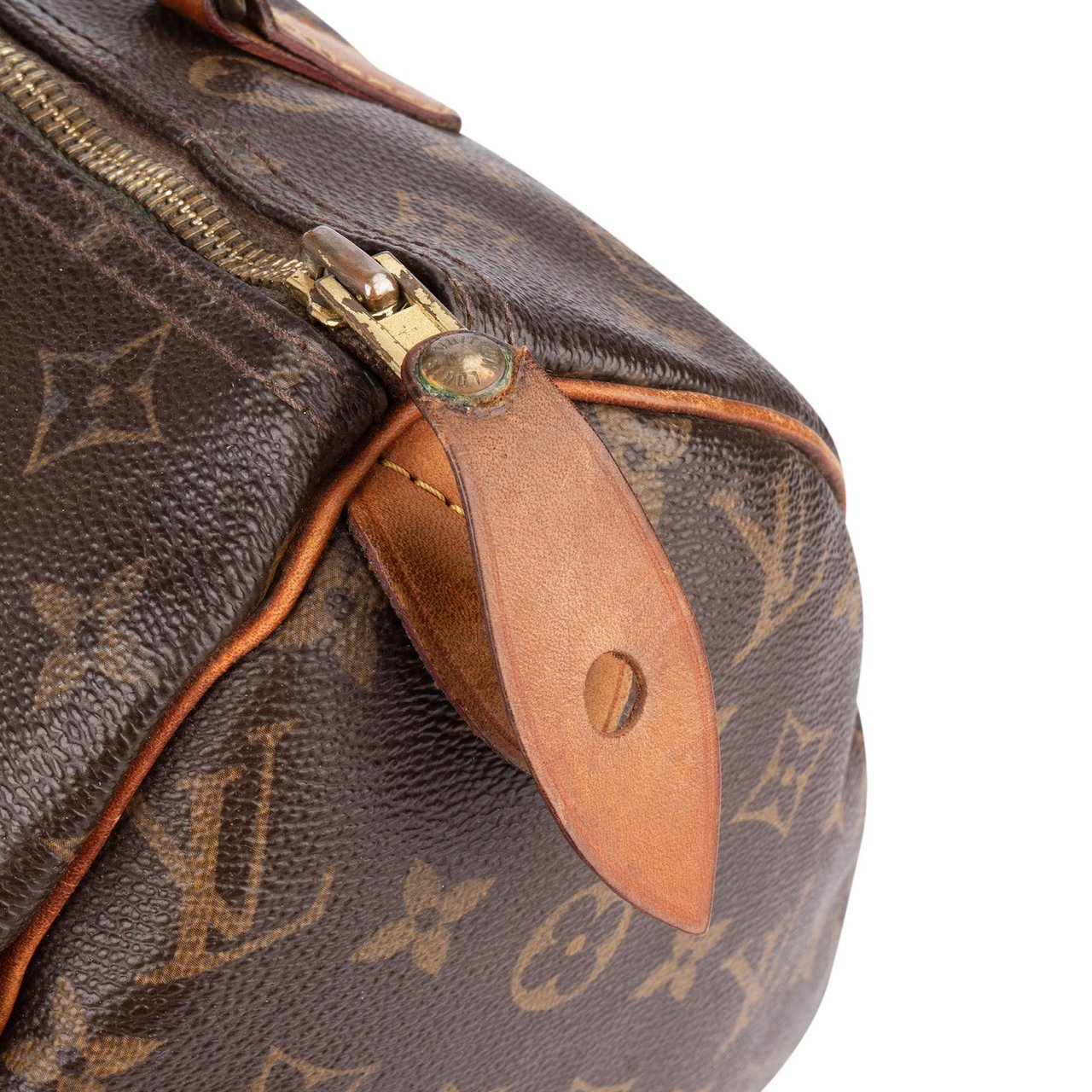 Louis Vuitton Louis Vuitton Monogram Canvas Speedy 30 Handbag Bruin