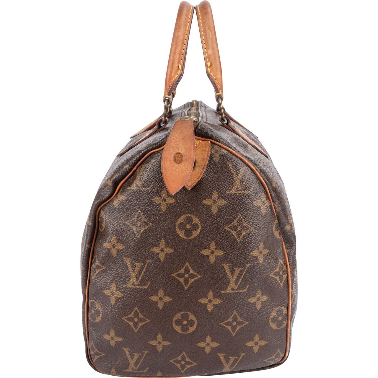 Louis Vuitton Louis Vuitton Monogram Canvas Speedy 30 Handbag Bruin