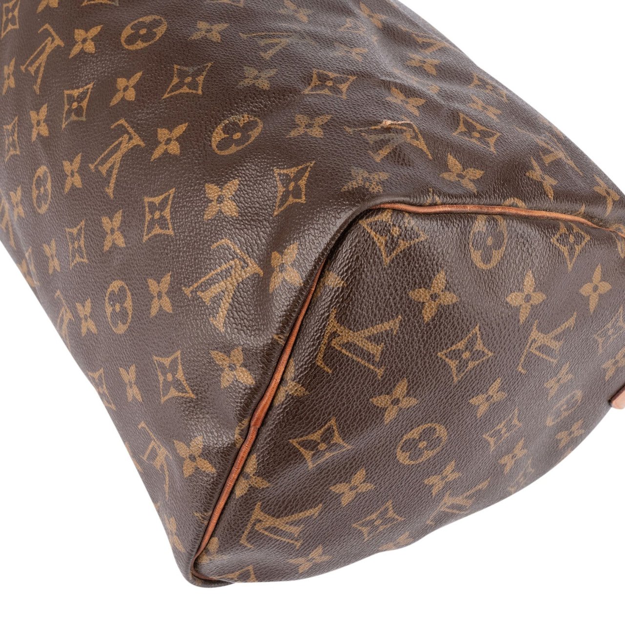 Louis Vuitton Louis Vuitton Monogram Canvas Speedy 30 Handbag Bruin