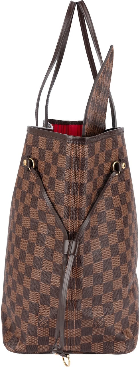 Louis Vuitton Monogram Damier Ebene Neverfull GM Shoulder Bag Bruin