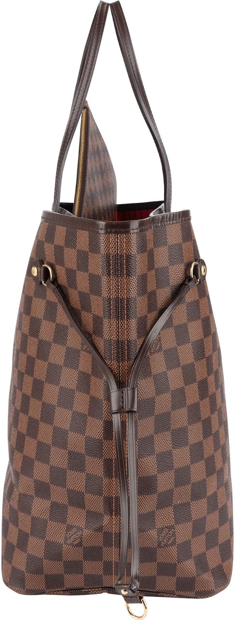 Louis Vuitton Monogram Damier Ebene Neverfull GM Shoulder Bag Bruin