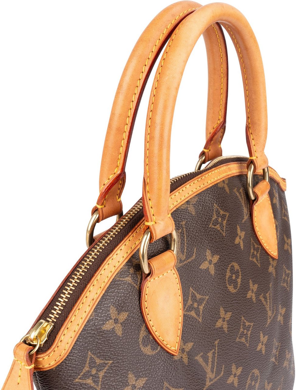 Louis Vuitton Louis Vuitton Monogram Canvas Lockit PM Handbag Bruin