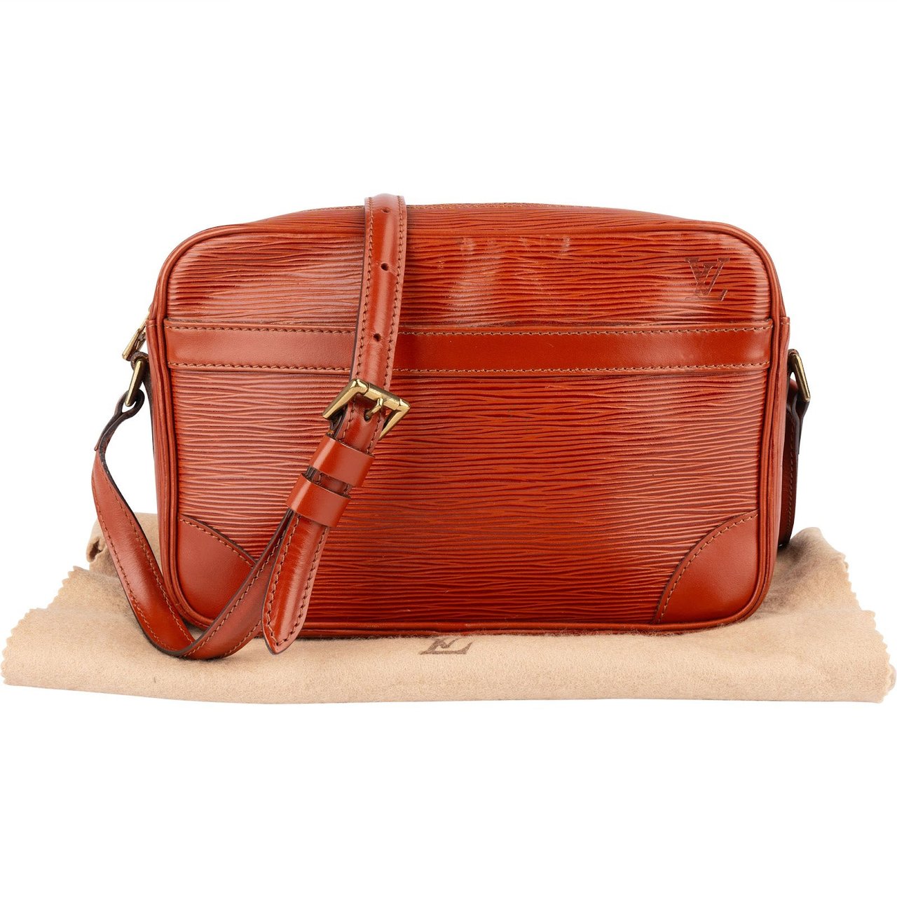 Louis Vuitton Louis Vuitton Cognac Epi Leather Trocadero 23 Crossbody Bag Bruin