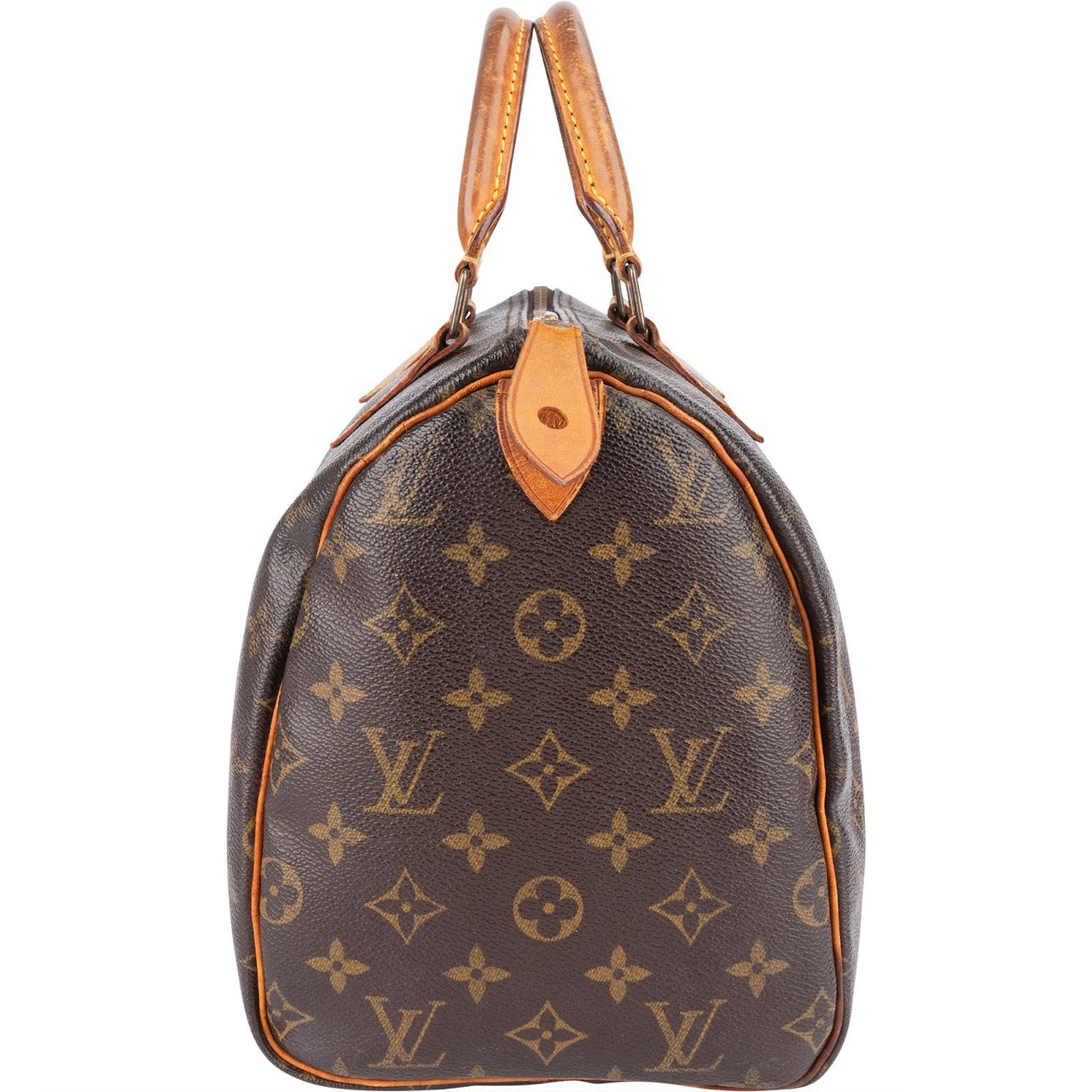 Louis Vuitton Louis Vuitton Monogram Canvas Speedy 30 Handbag Bruin