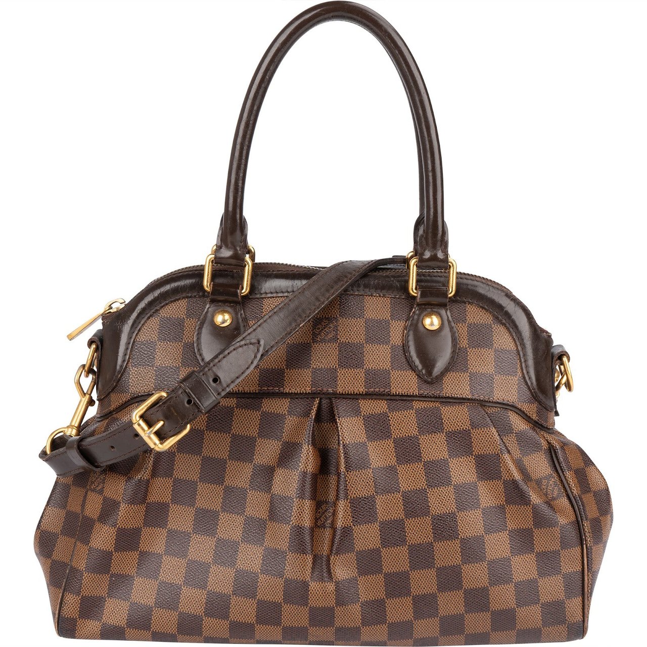 Louis Vuitton Louis Vuitton Monogram Damier Ebene Canvas Trevi PM Handbag Bruin