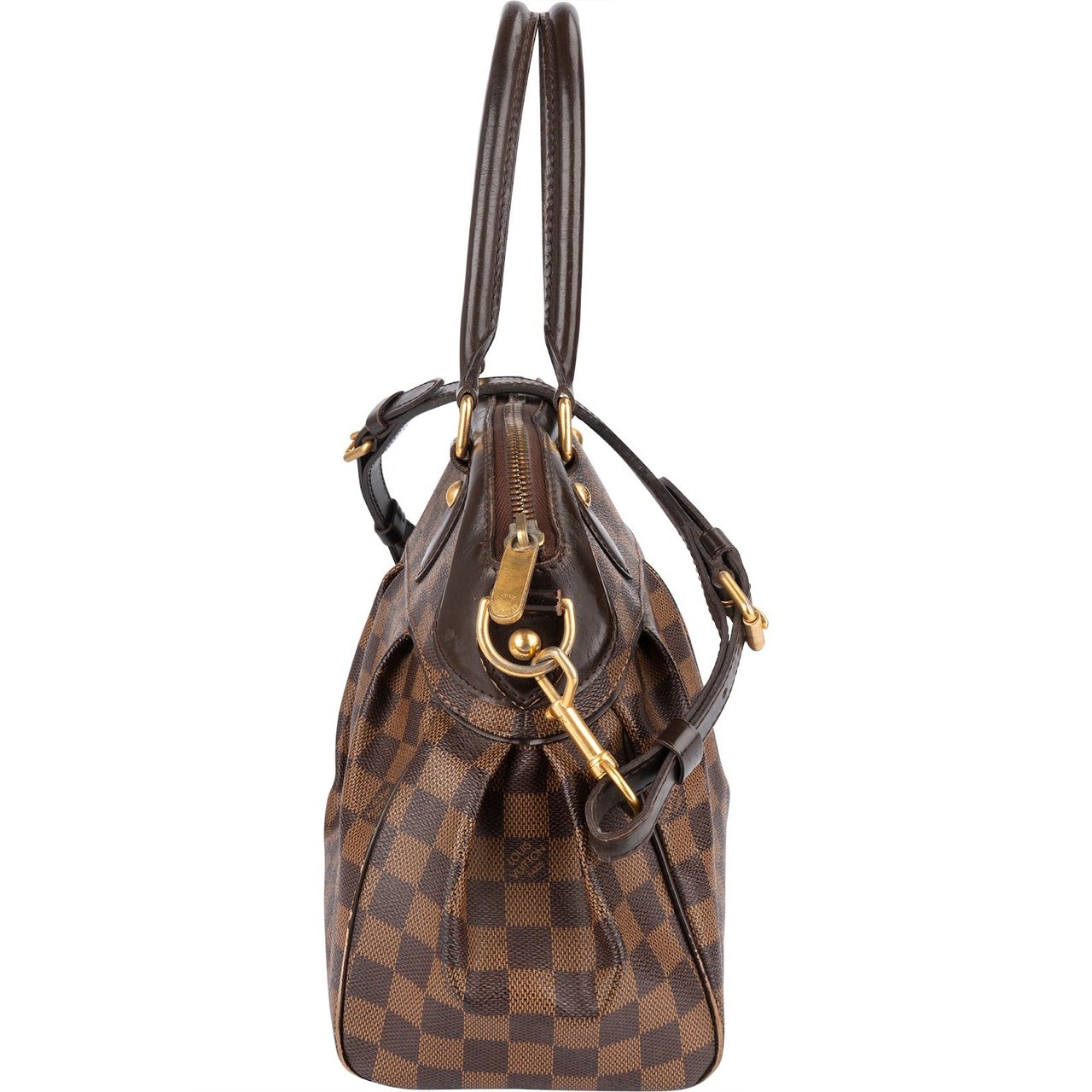 Louis Vuitton Louis Vuitton Monogram Damier Ebene Canvas Trevi PM Handbag Bruin