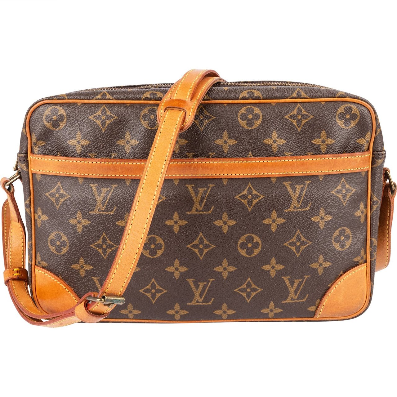 Louis Vuitton Louis Vuitton Monogram Canvas Trocadero 30 Crossbody Bag Bruin