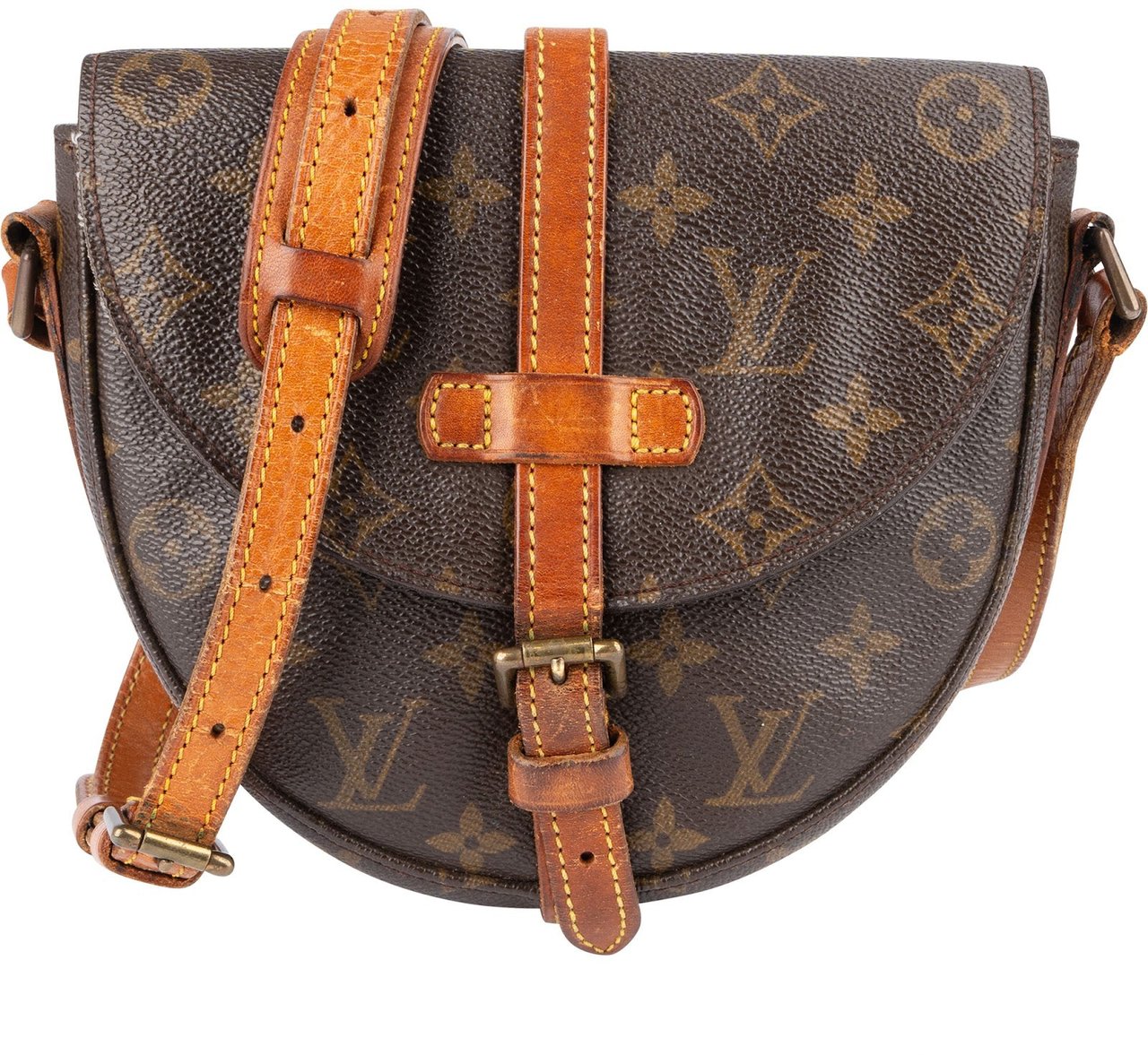 Louis Vuitton Louis Vuitton Monogram Canvas Chantilly PM Crossbody Bag Bruin