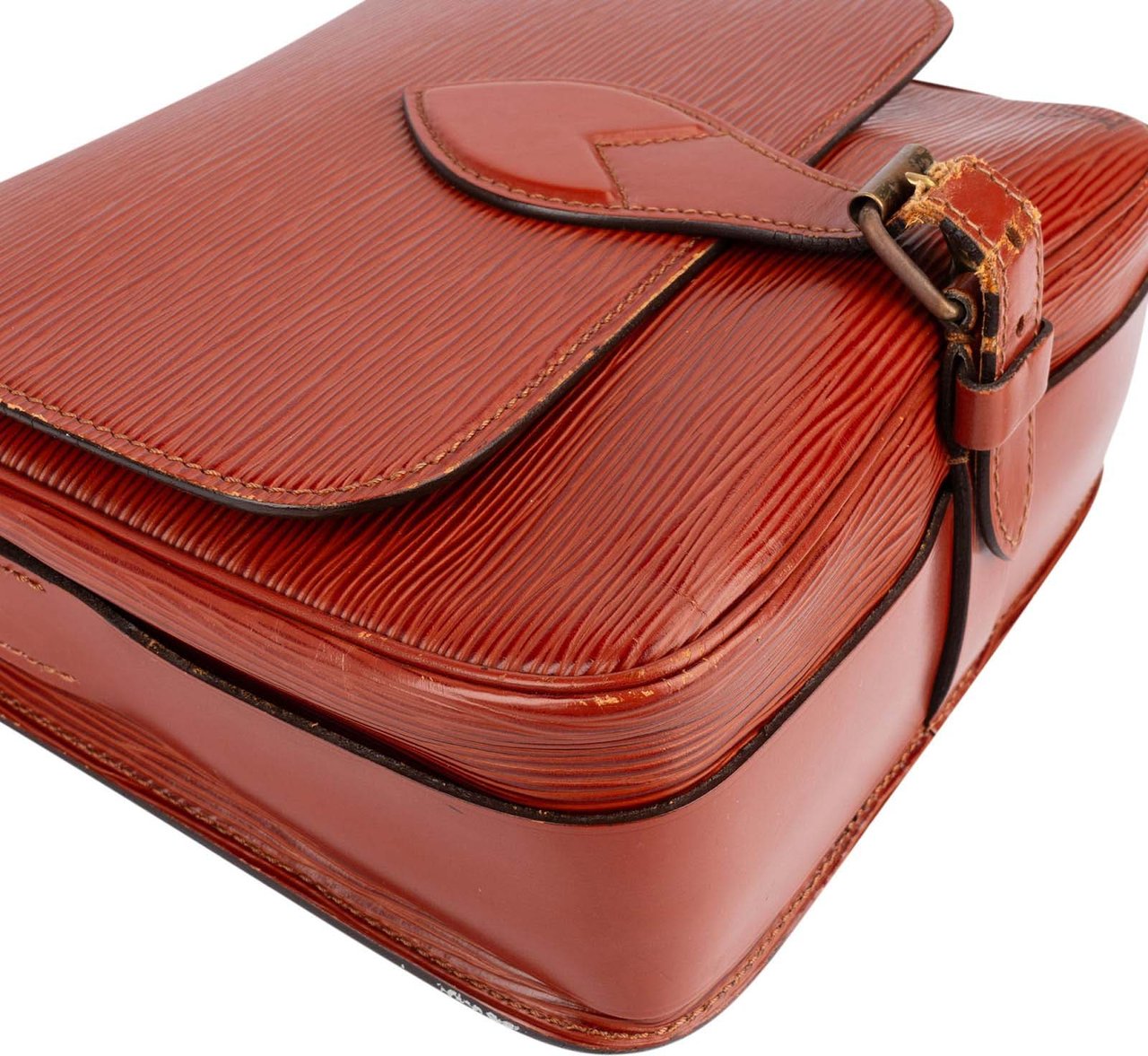 Louis Vuitton Louis Vuitton Cognac Epi Leather Cartouchiere MM Crossbody Bag Divers