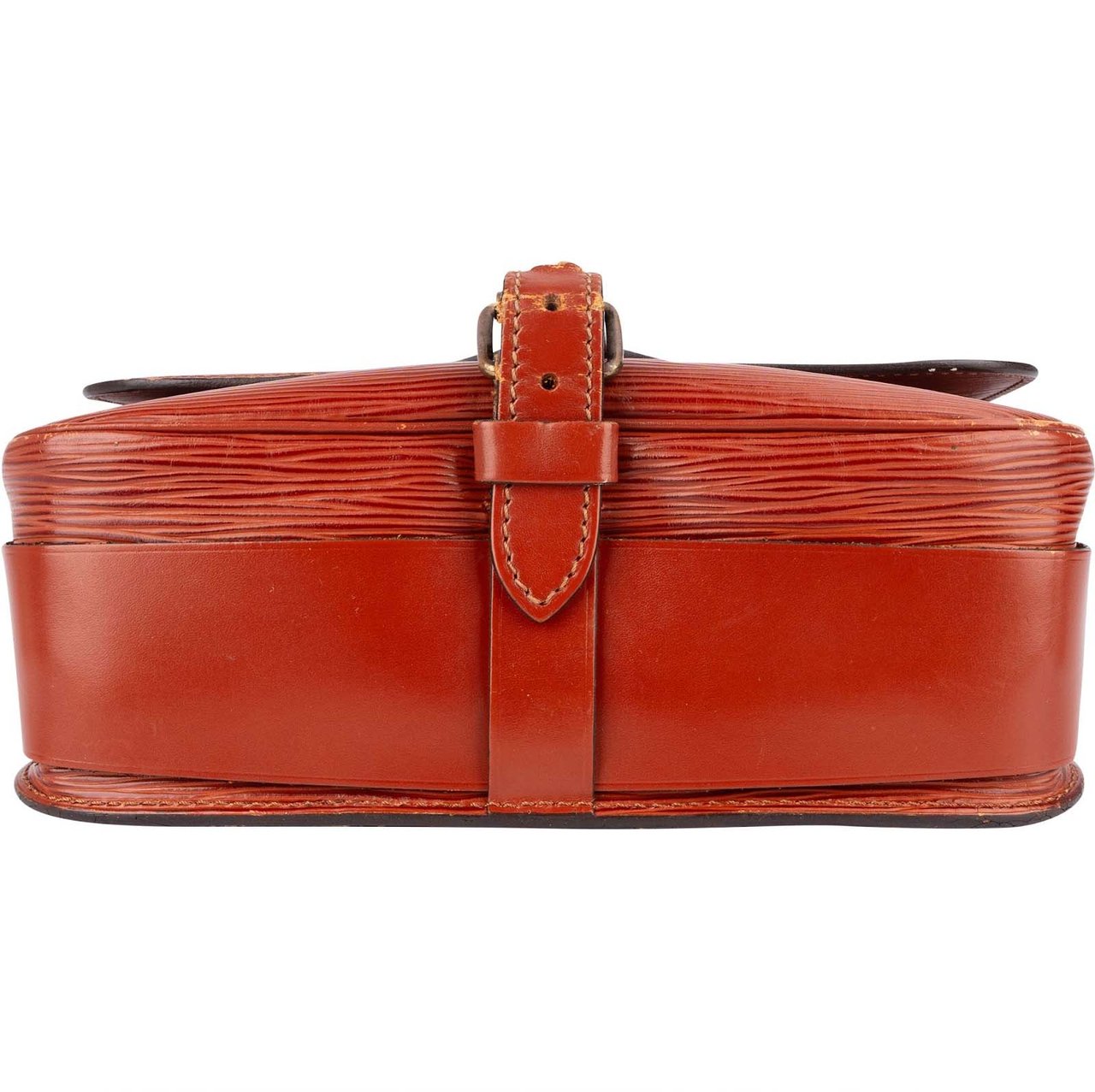 Louis Vuitton Louis Vuitton Cognac Epi Leather Cartouchiere MM Crossbody Bag Divers