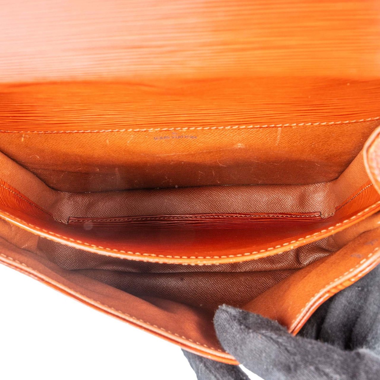 Louis Vuitton Louis Vuitton Cognac Epi Leather Cartouchiere MM Crossbody Bag Divers