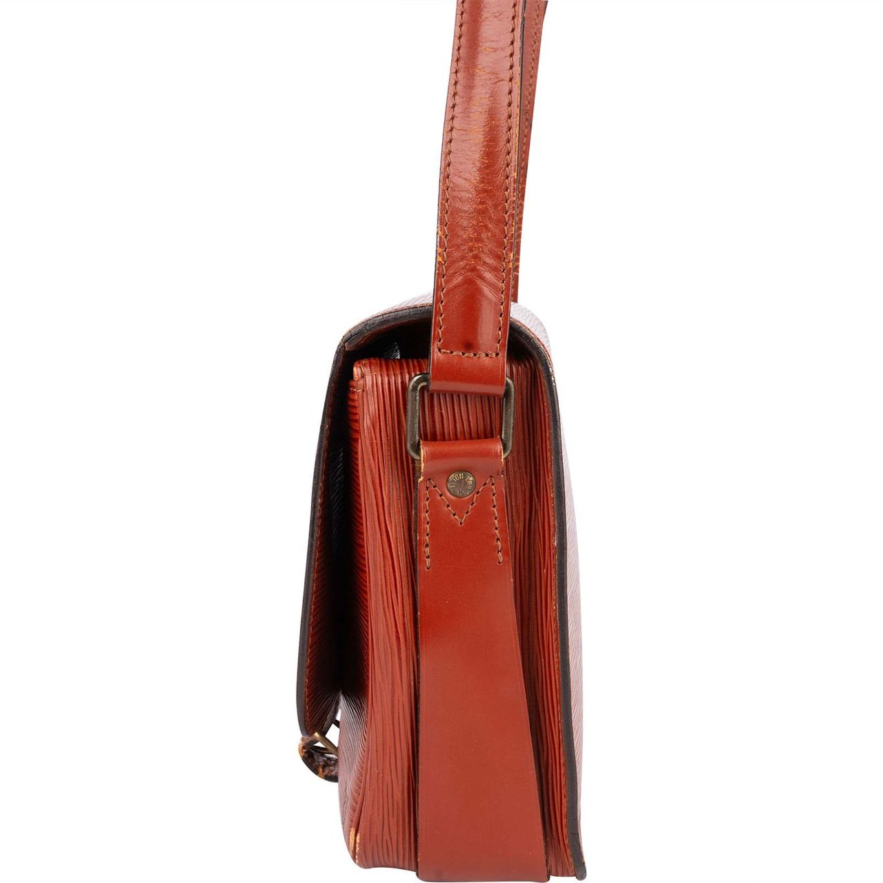 Louis Vuitton Louis Vuitton Cognac Epi Leather Cartouchiere MM Crossbody Bag Divers