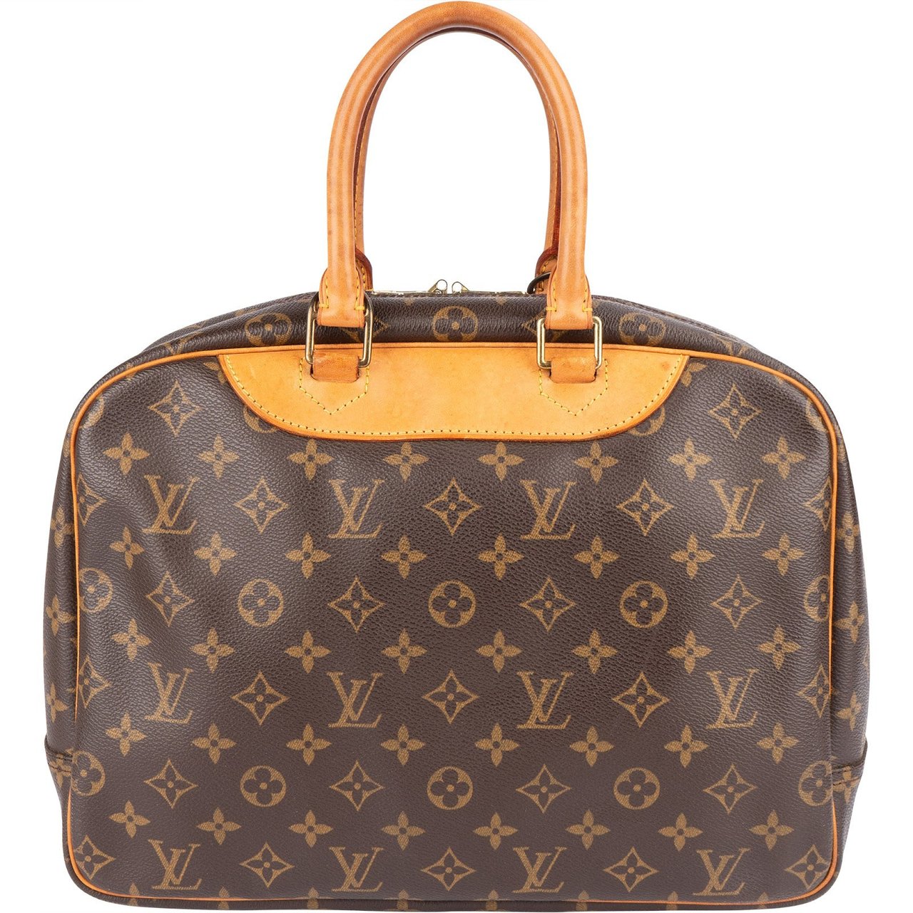 Louis Vuitton Louis Vuitton Monogram Canvas Deauville Handbag Bruin