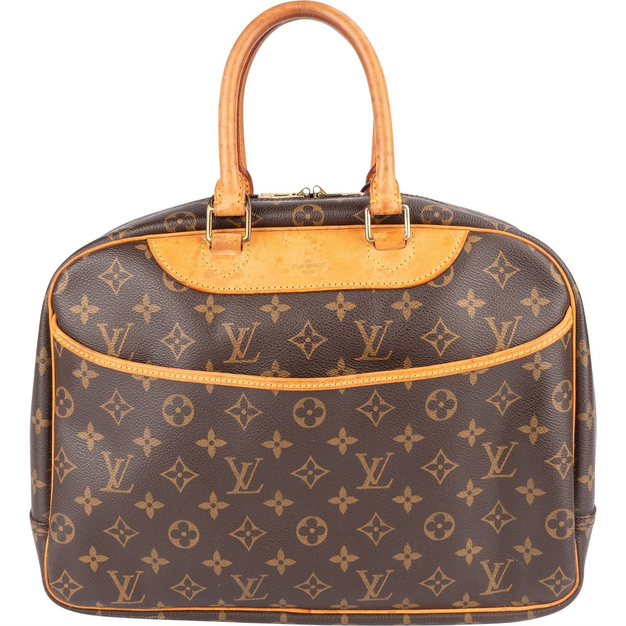 Louis Vuitton Louis Vuitton Monogram Canvas Deauville Handbag Bruin