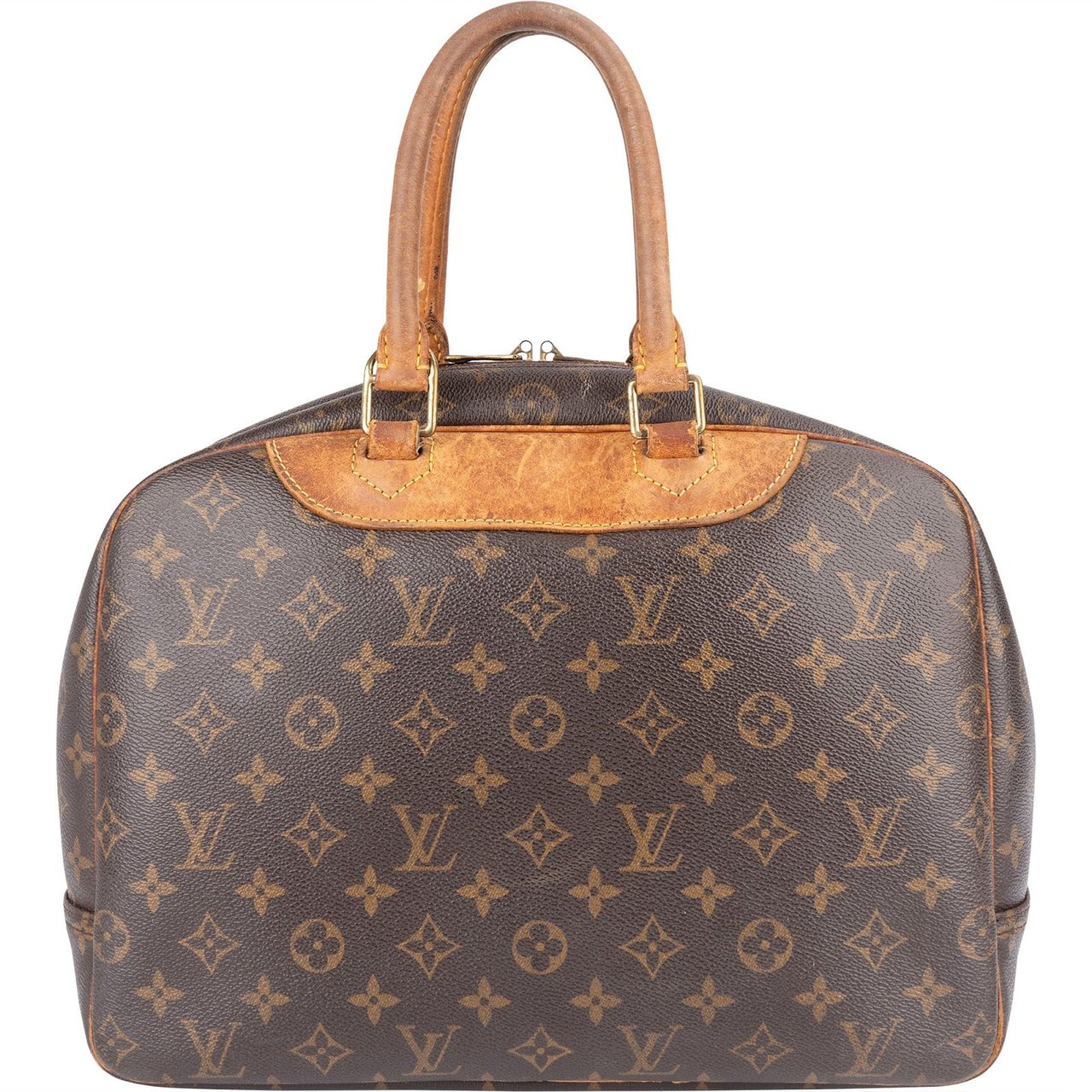 Louis Vuitton Louis Vuitton Monogram Canvas Deauville Handbag Bruin