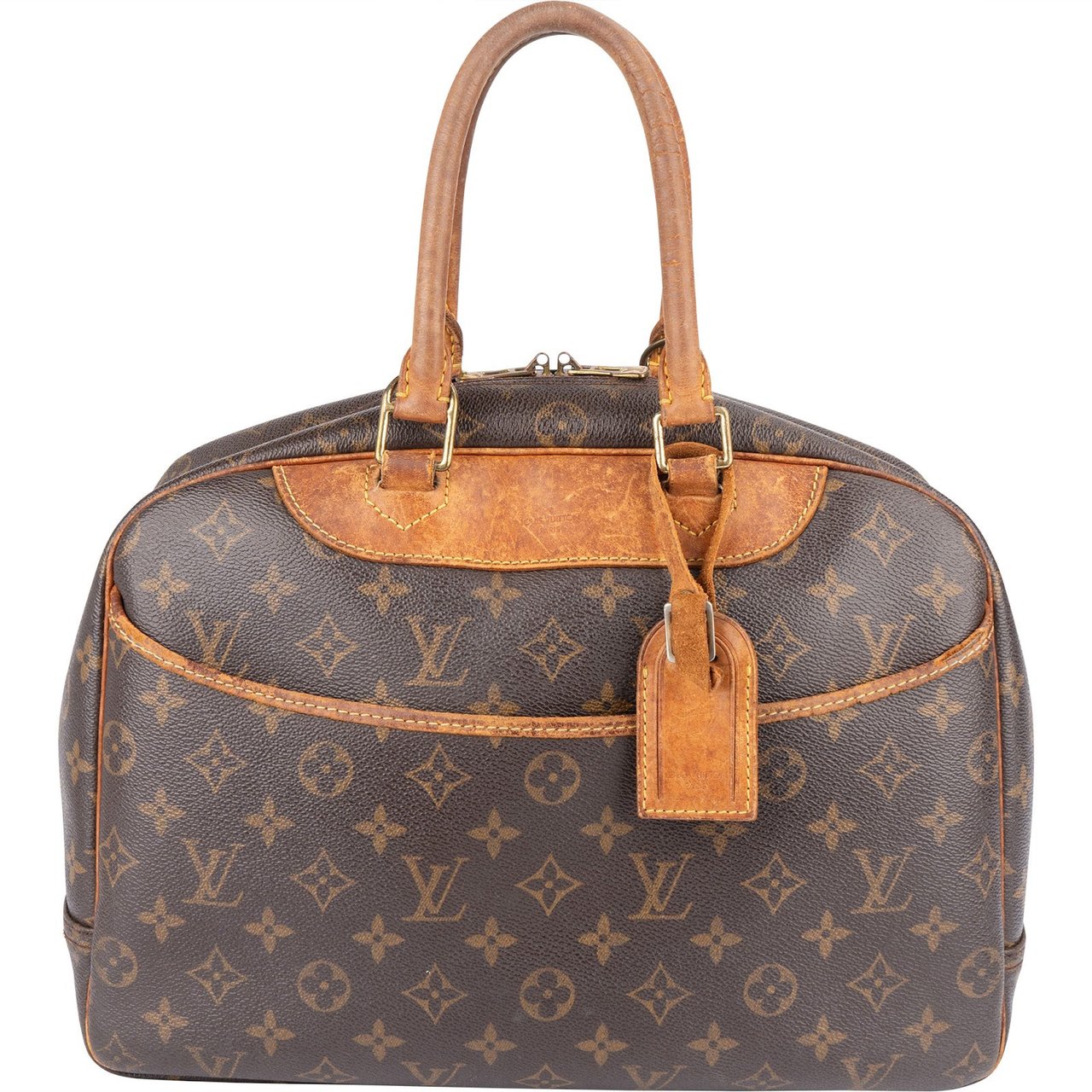 Louis Vuitton Louis Vuitton Monogram Canvas Deauville Handbag Bruin
