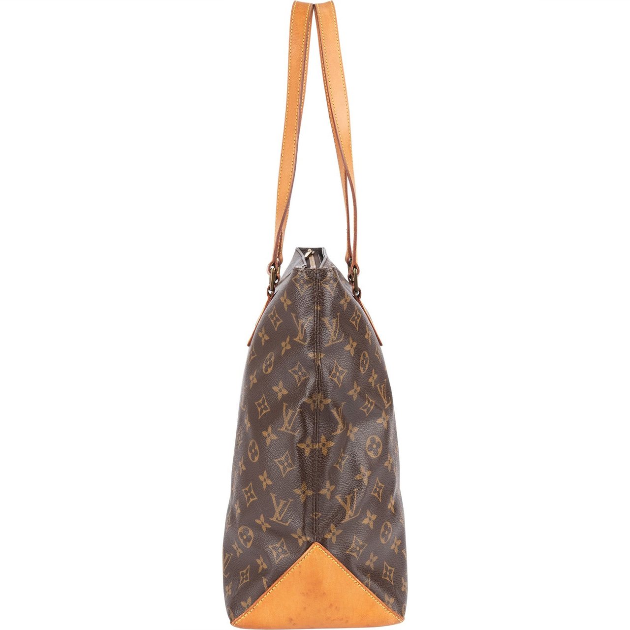 Louis Vuitton Louis Vuitton Monogram Canvas Cabas Mezzo Shoulder Bag Bruin