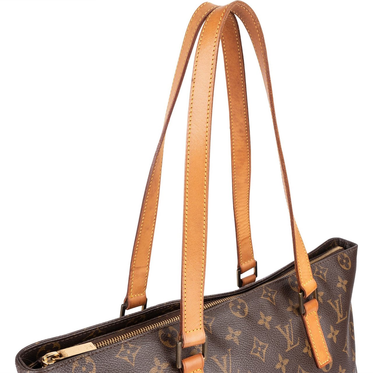 Louis Vuitton Louis Vuitton Monogram Canvas Cabas Mezzo Shoulder Bag Bruin
