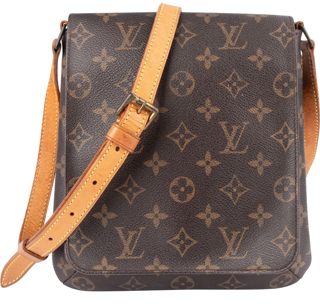 Louis Vuitton Louis Vuitton Monogram Canvas Musette Salsa PM Crossbody Bag Bruin