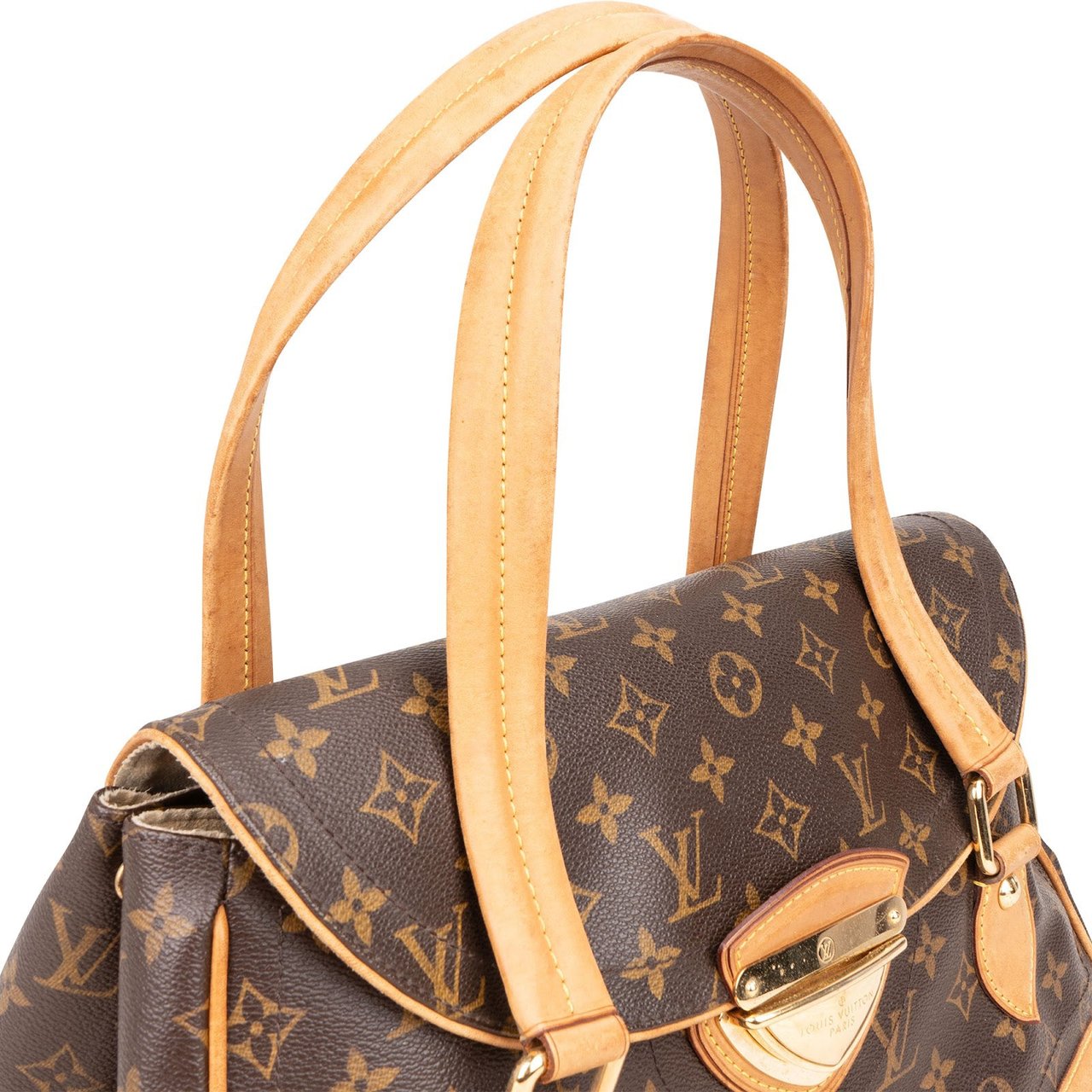 Louis Vuitton Louis Vuitton Monogram Canvas Beverly GM Handbag Bruin