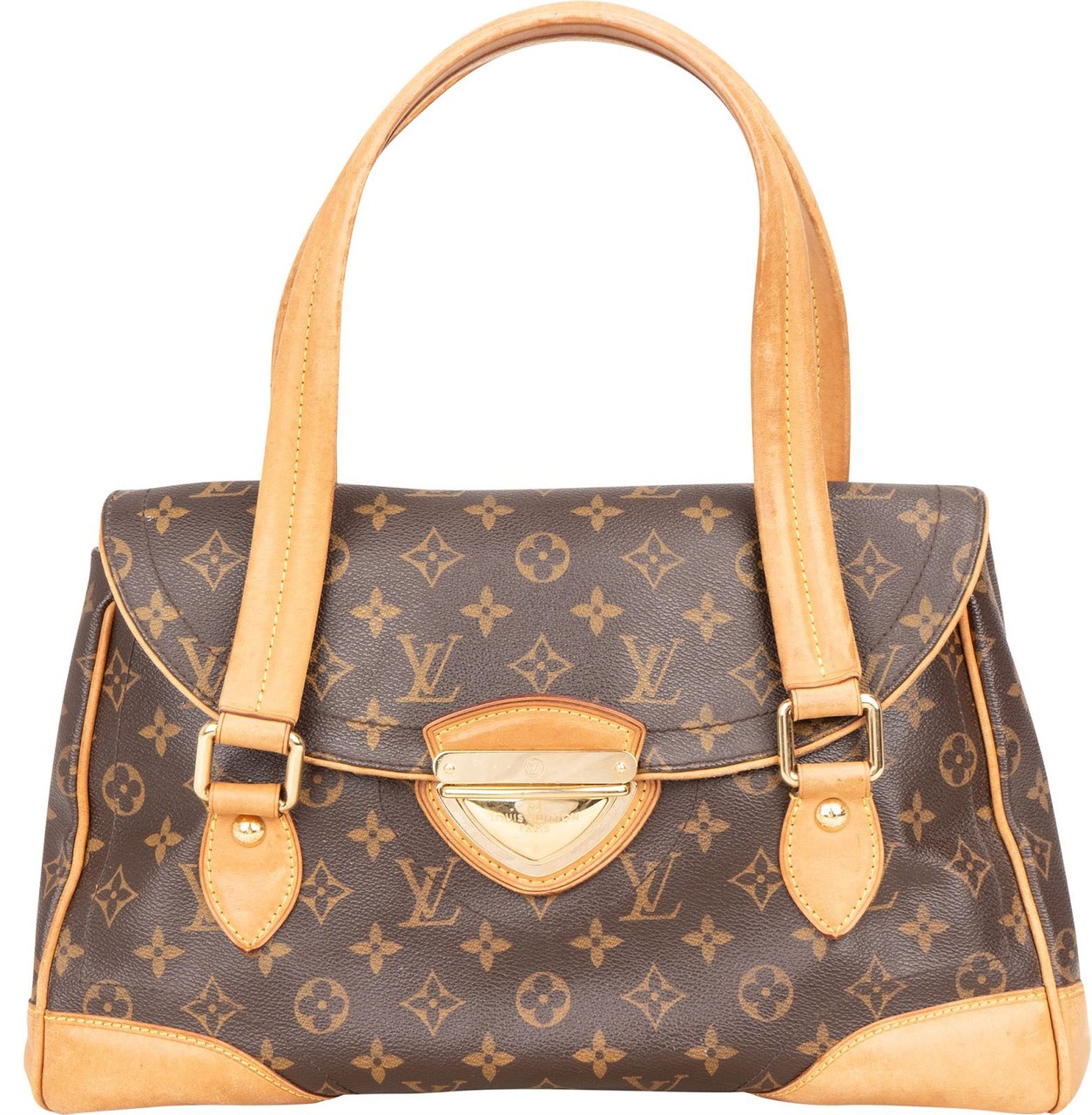 Louis Vuitton Louis Vuitton Monogram Canvas Beverly GM Handbag Bruin