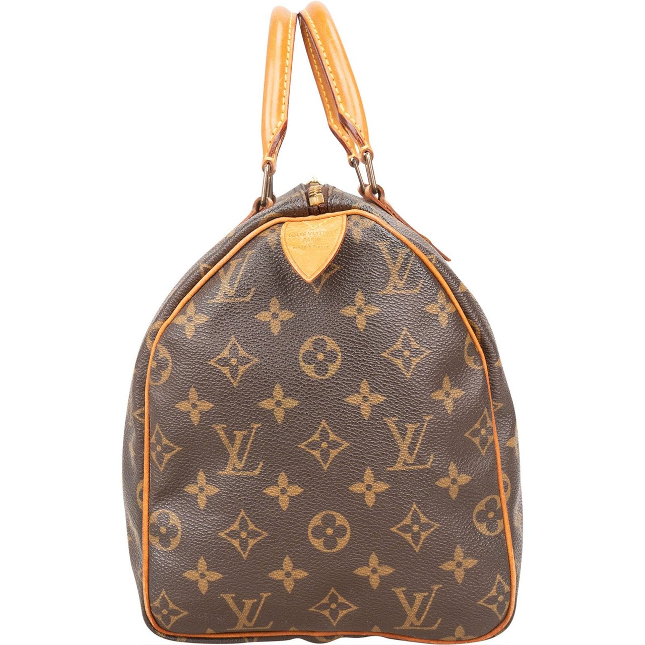 Louis Vuitton Louis Vuitton Monogram Canvas Speedy 30 Handbag Bruin
