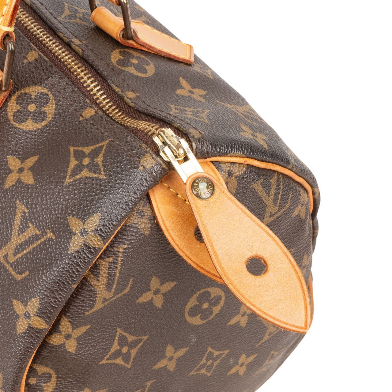 Louis Vuitton Louis Vuitton Monogram Canvas Speedy 30 Handbag Bruin
