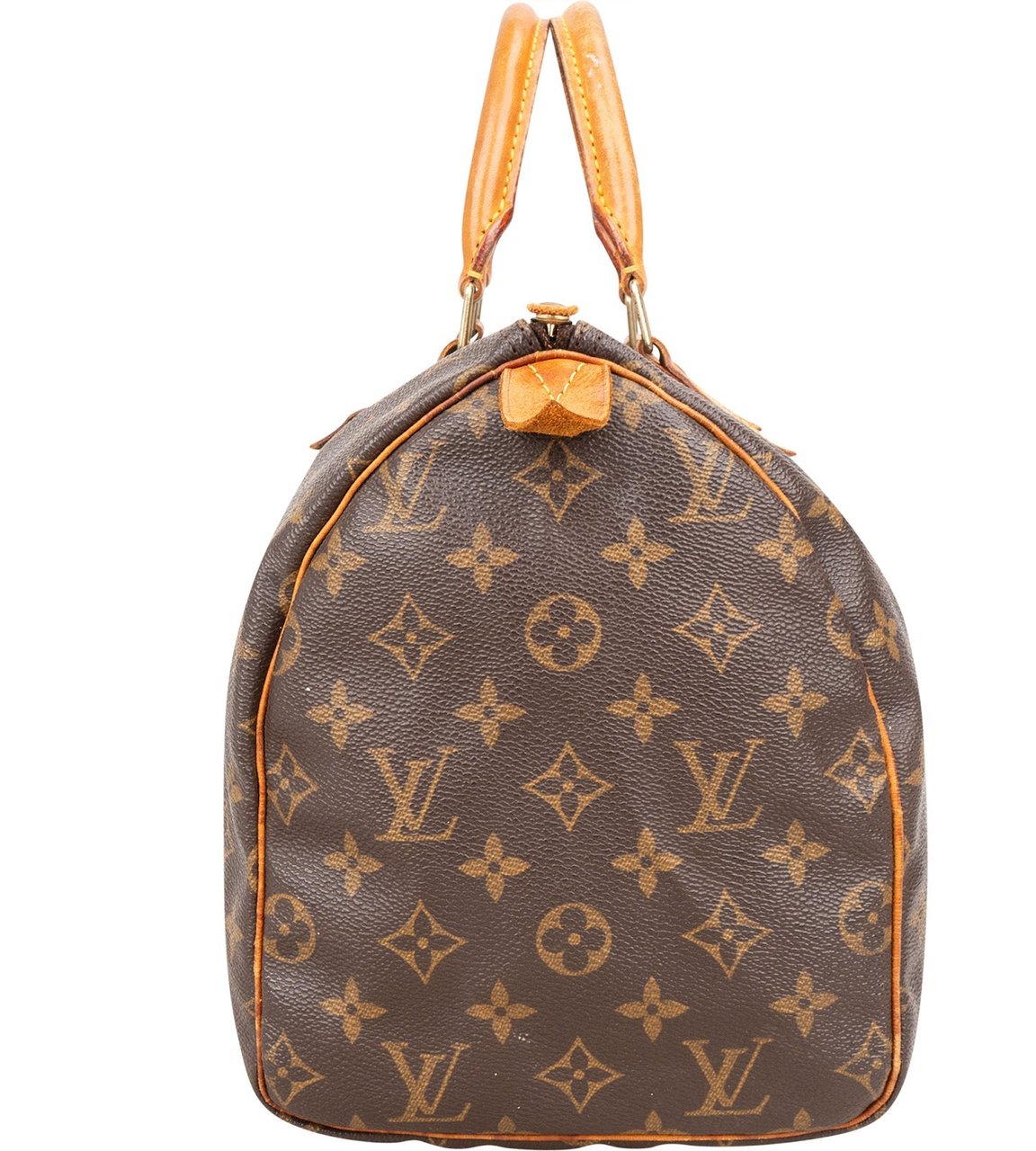 Louis Vuitton Louis Vuitton Monogram Canvas Speedy 30 Handbag Bruin