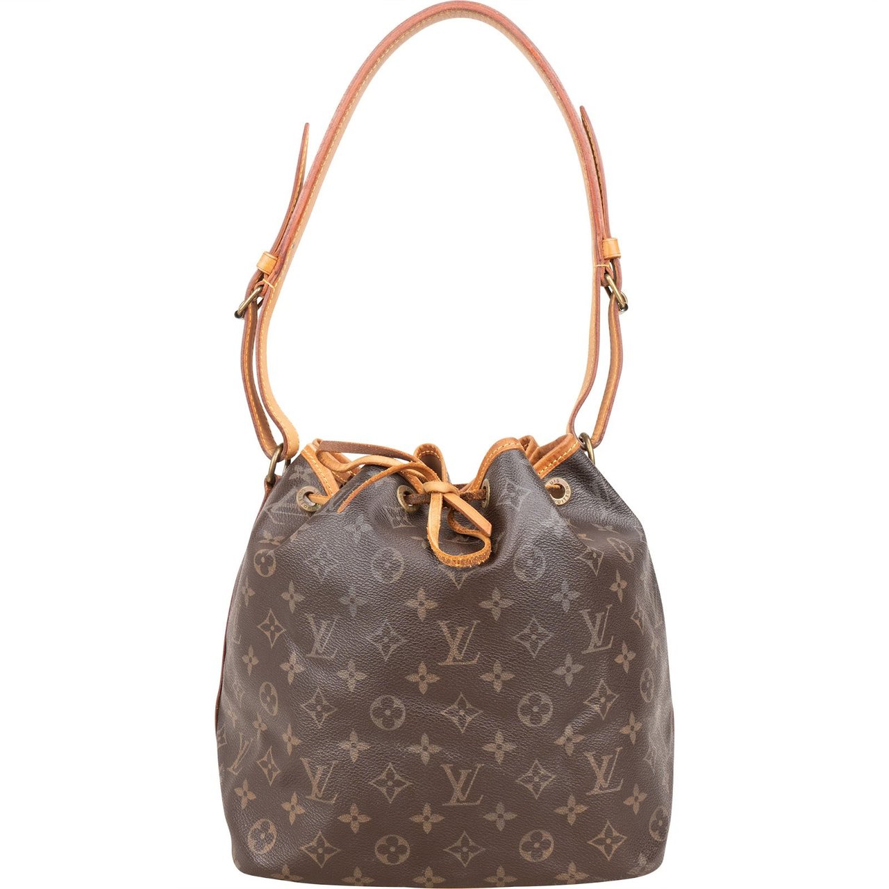 Louis Vuitton Louis Vuitton Monogram Canvas Sac Noé Petit Shoulder Bag Bruin