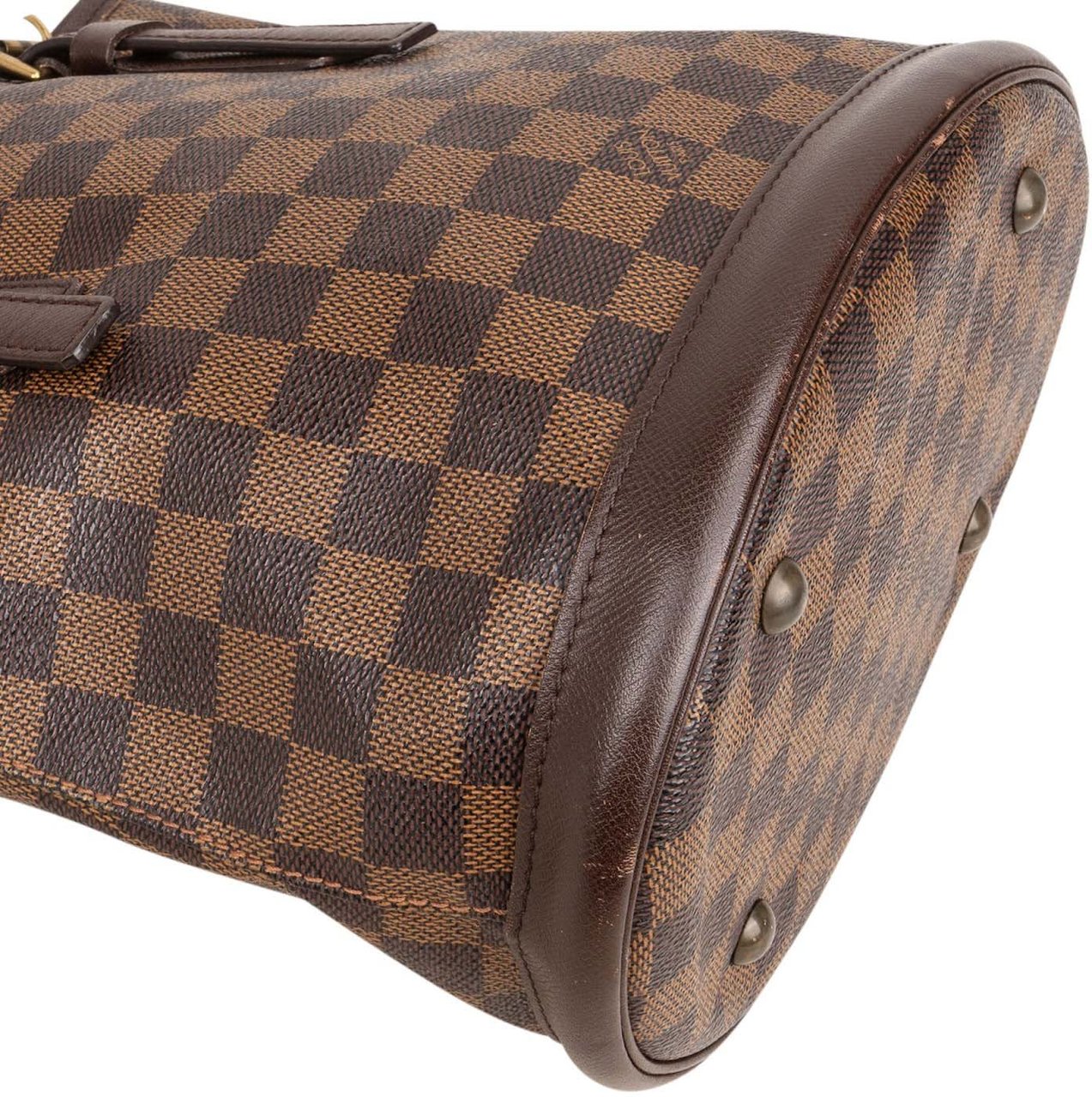 Louis Vuitton Monogram Damier Ebene Bucket PM Shoulder Bag Bruin