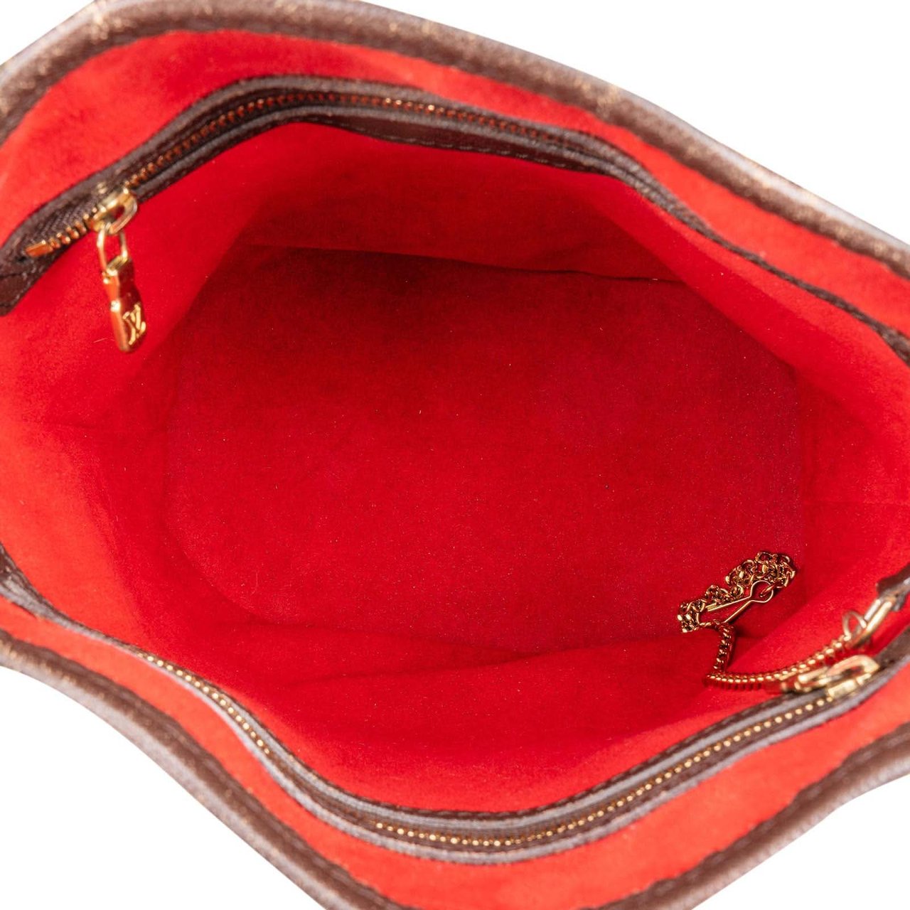 Louis Vuitton Monogram Damier Ebene Bucket PM Shoulder Bag Bruin