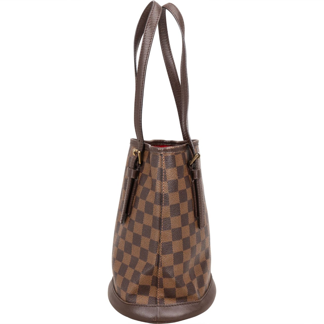 Louis Vuitton Louis Vuitton Monogram Damier Ebene Bucket PM Shoulder Bag Bruin