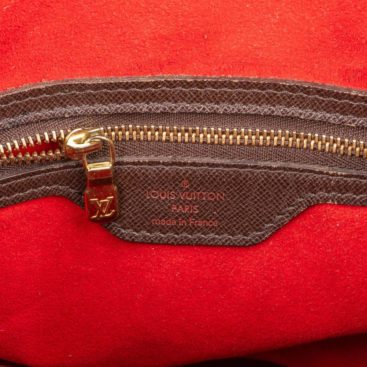 Louis Vuitton Monogram Damier Ebene Bucket PM Shoulder Bag Bruin
