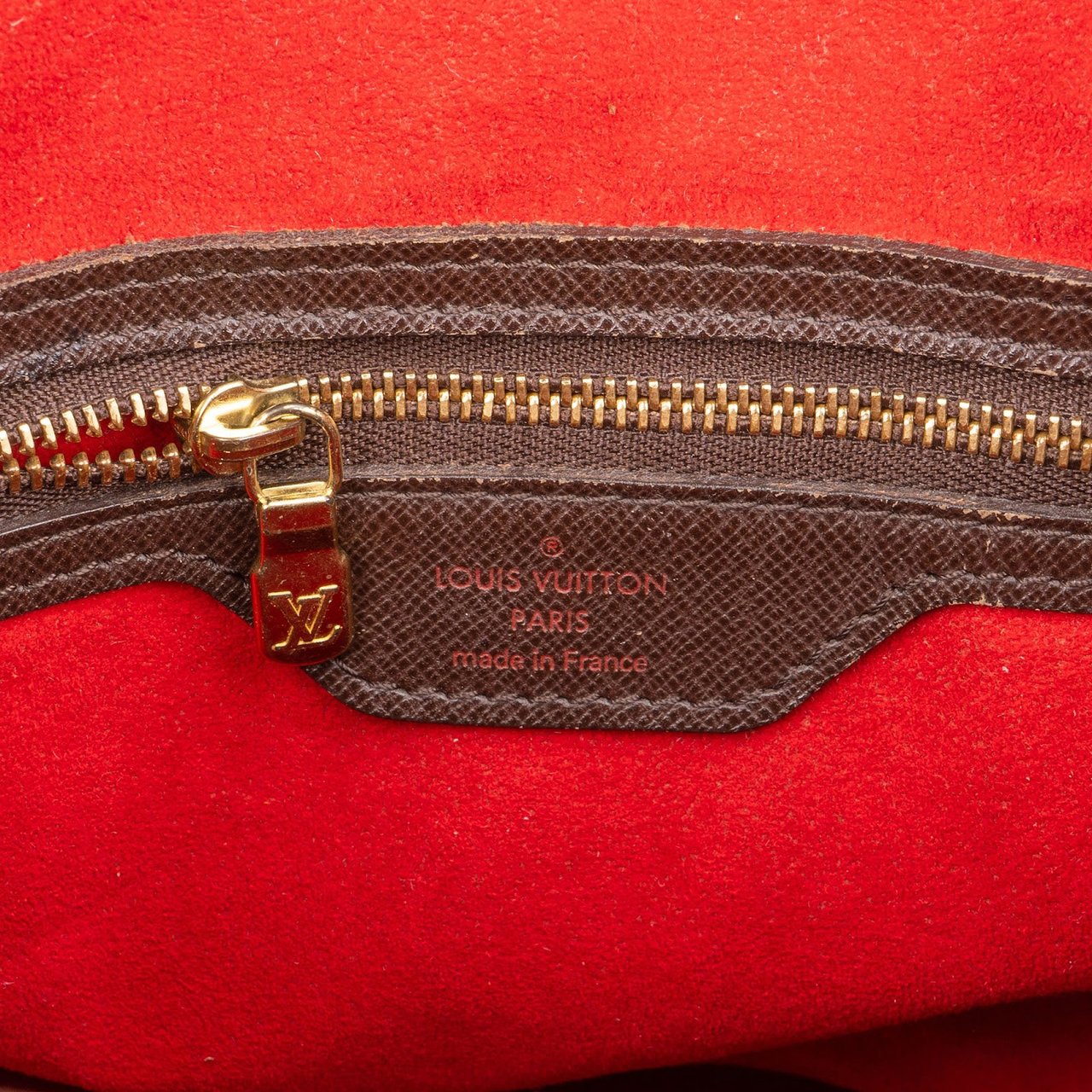 Louis Vuitton Louis Vuitton Monogram Damier Ebene Bucket PM Shoulder Bag Bruin