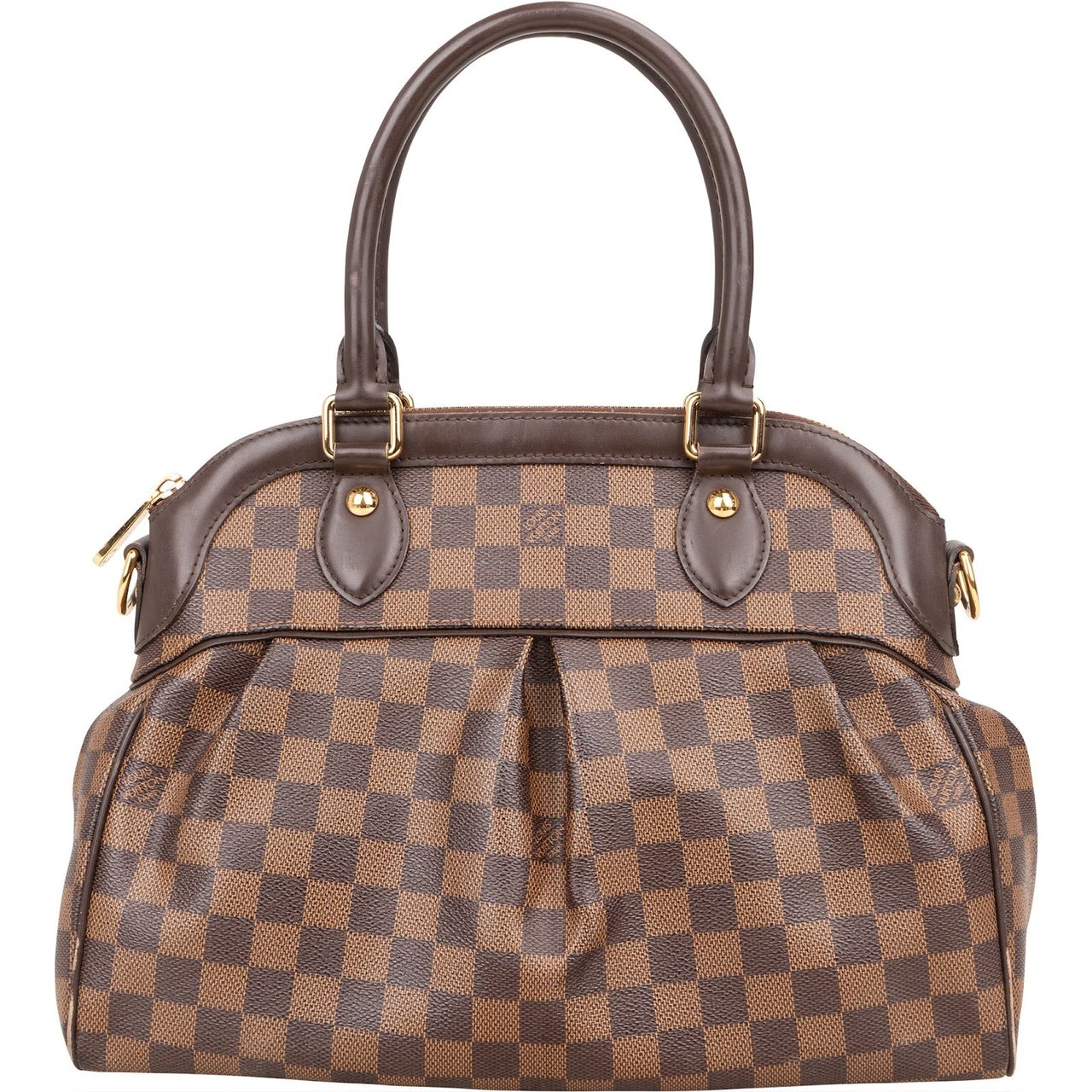 Louis Vuitton Louis Vuitton Monogram Damier Ebene Canvas Trevi PM Handbag Bruin