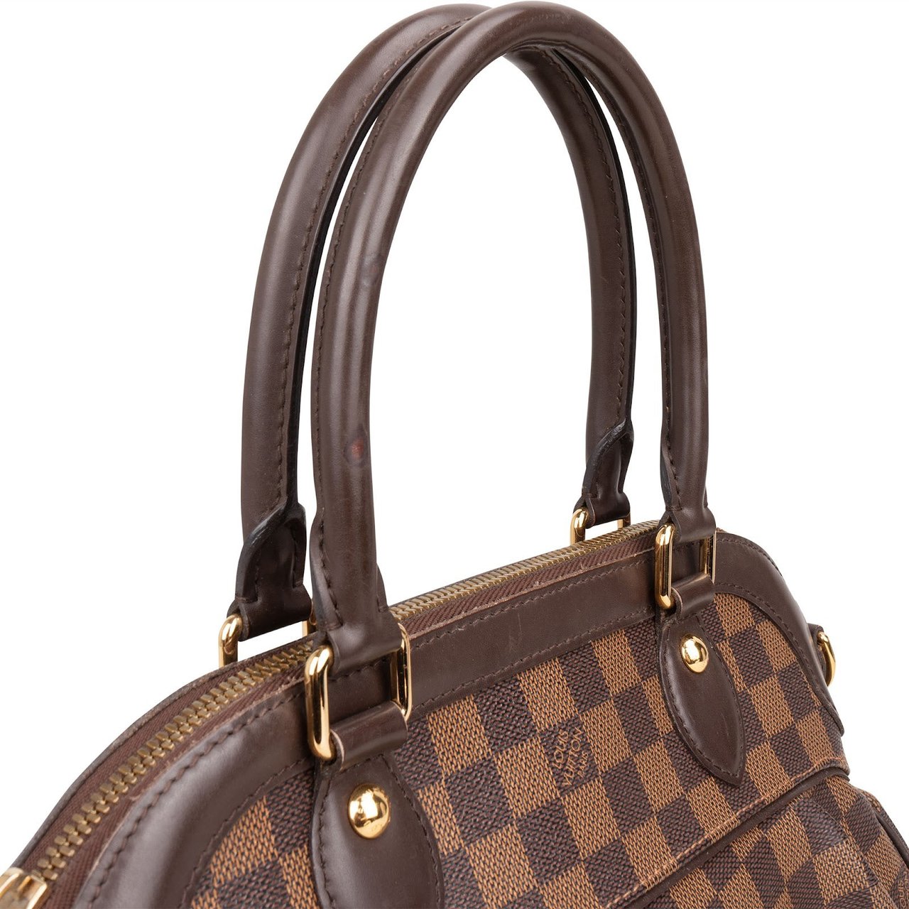Louis Vuitton Monogram Damier Ebene Canvas Trevi PM Handbag Bruin