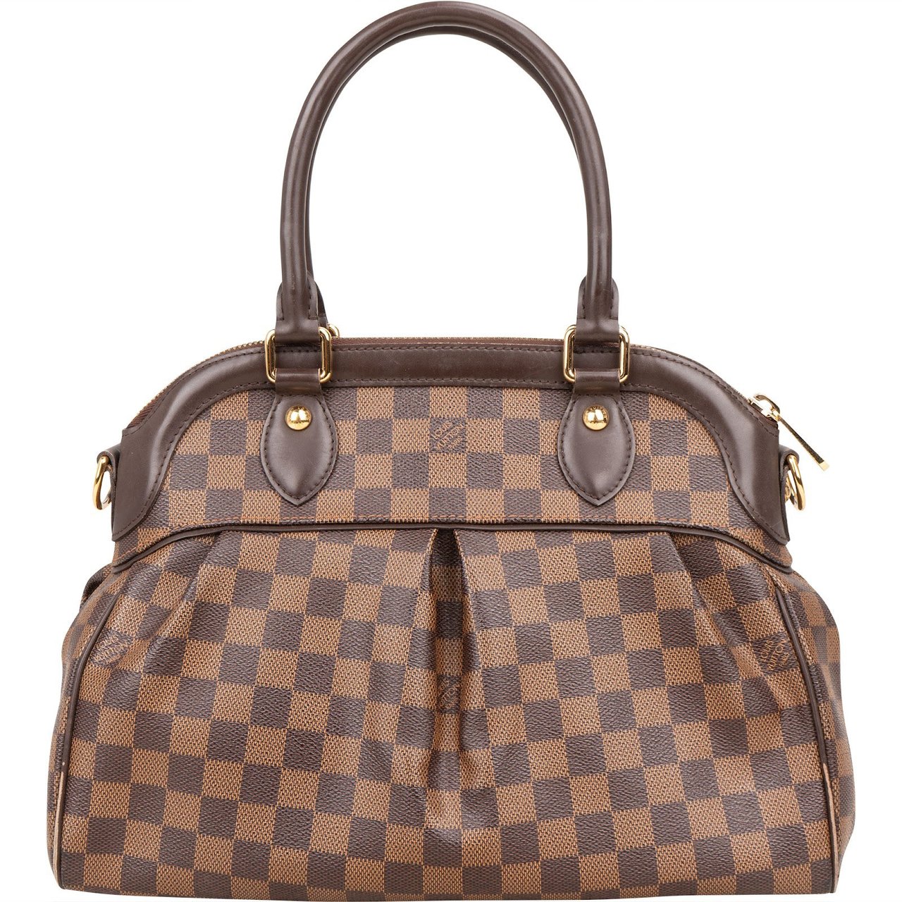 Louis Vuitton Monogram Damier Ebene Canvas Trevi PM Handbag Bruin
