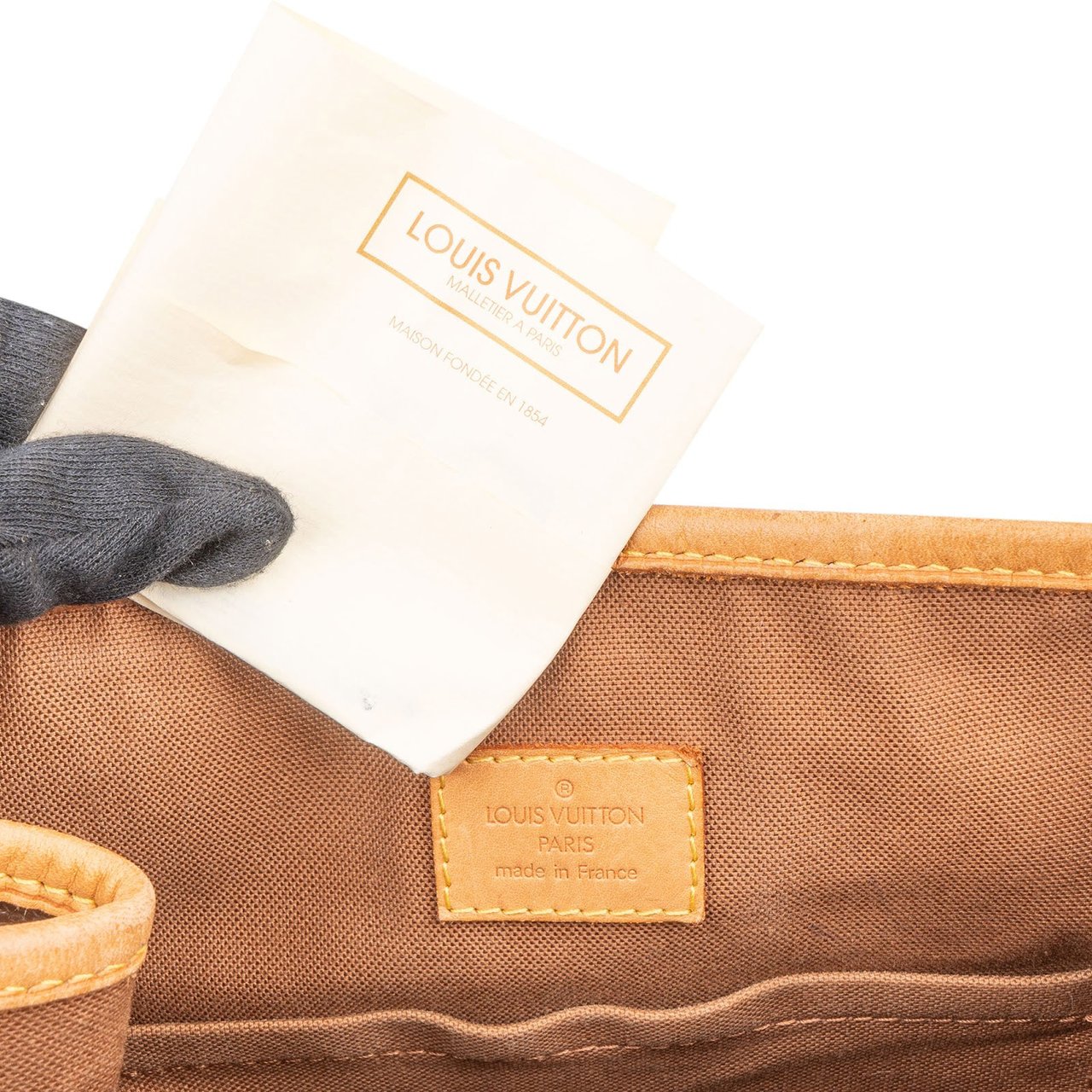 Louis Vuitton Louis Vuitton Monogram Canvas Vertical Batignolles PM Handbag Bruin