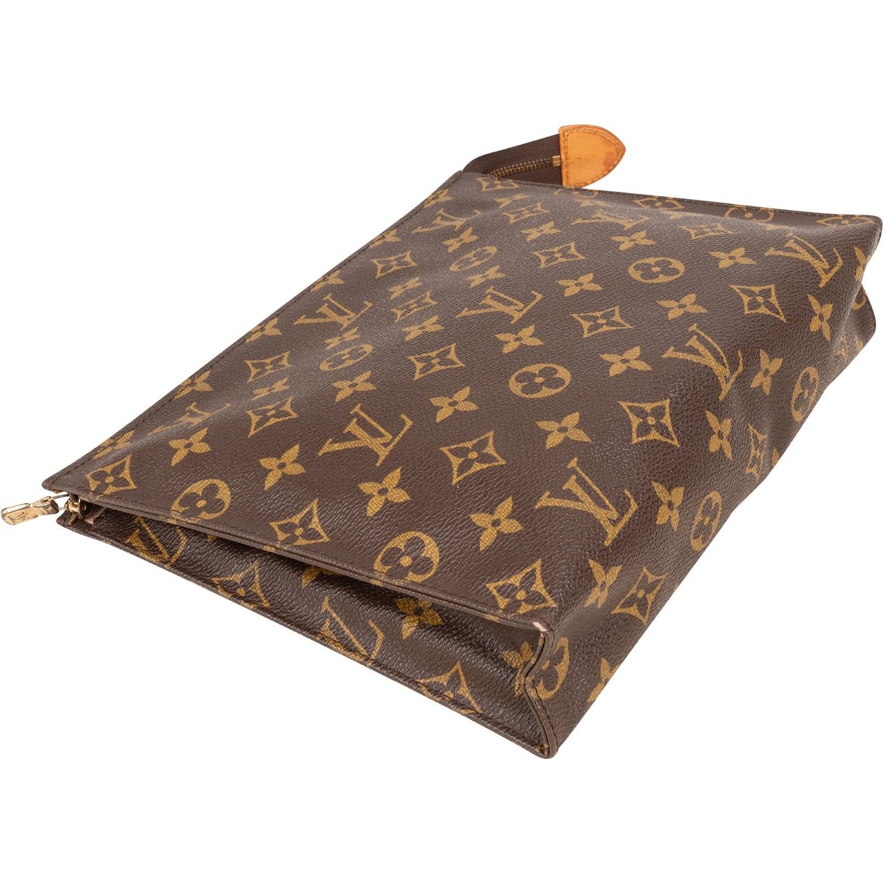 Louis Vuitton Louis Vuitton Monogram Canvas Poche Toilette 25 Clutch Bruin