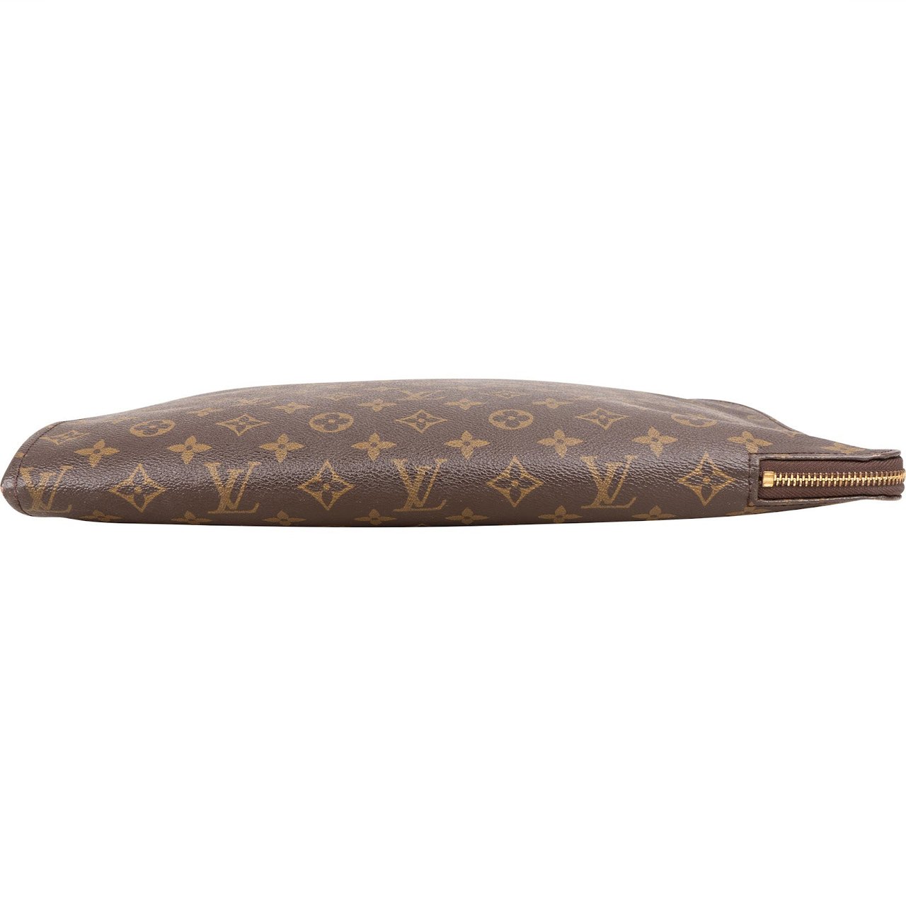 Louis Vuitton Louis Vuitton Monogram Canvas Laptop Clutch Bruin